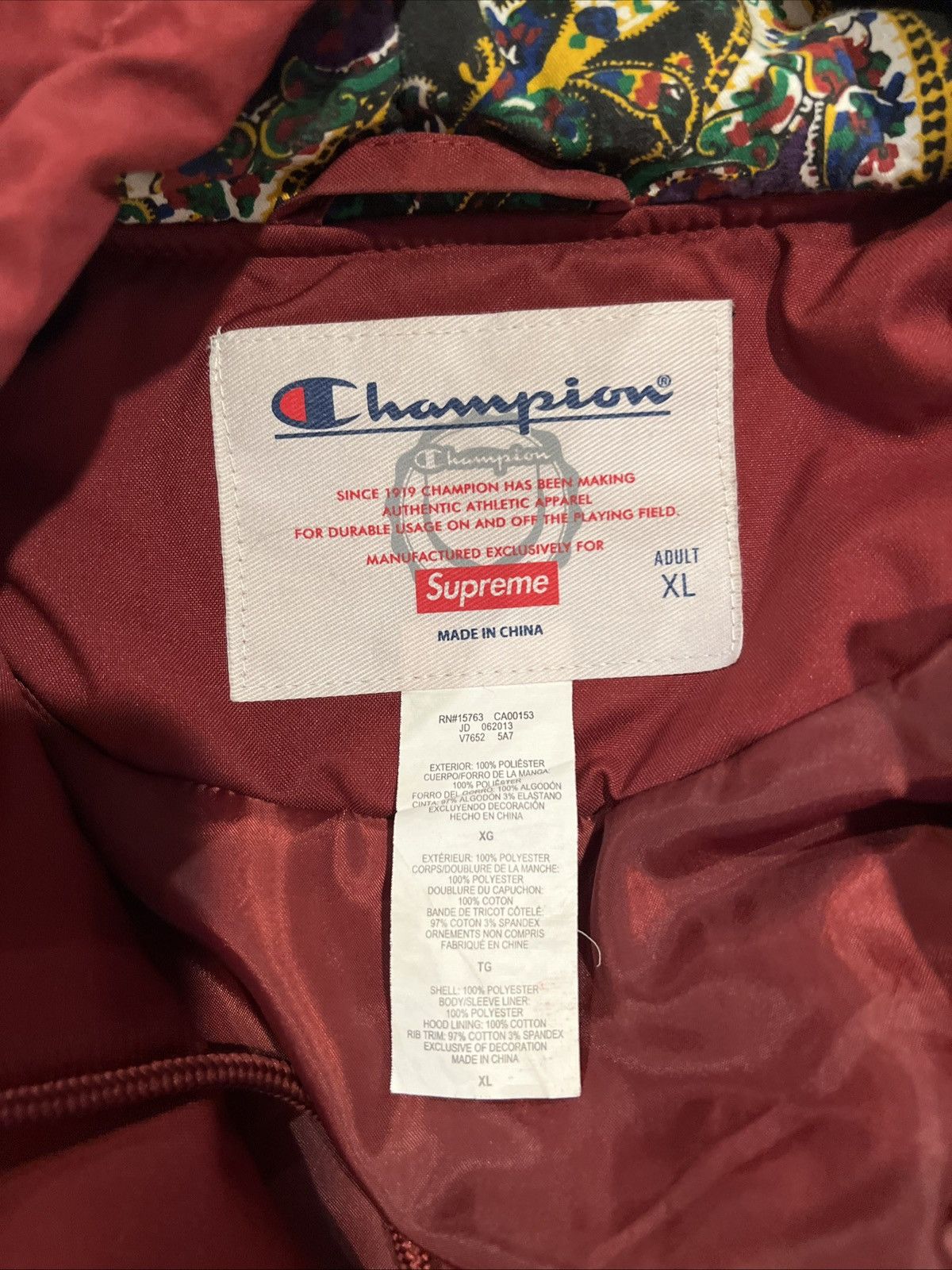 Supreme Supreme X champion Size US XL / EU 56 / 4 - 6 Thumbnail