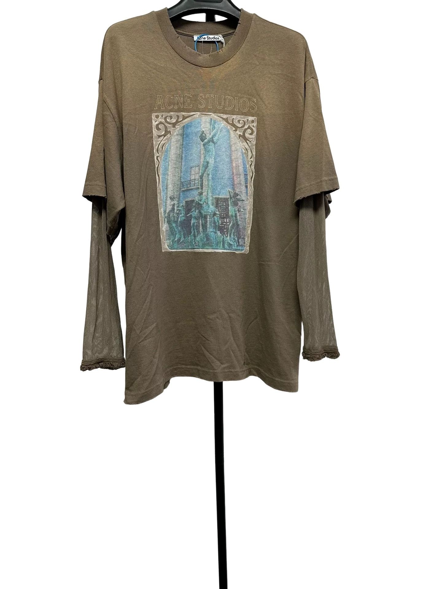 Acne Studios Acne Studios Graphic Layered Long Sleeve XS Size US XS / EU 42 / 0 - 1 Thumbnail