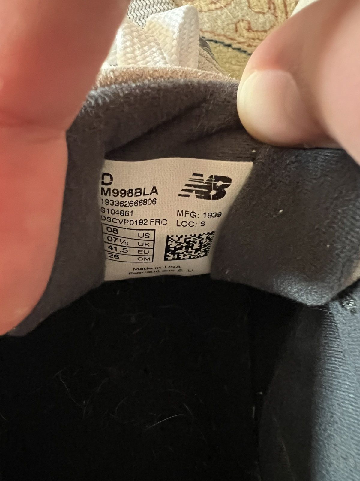 New Balance New Balance 998 “Made in USA”, Grey Sz 8 Size US 8 / EU 41 - 7 Thumbnail