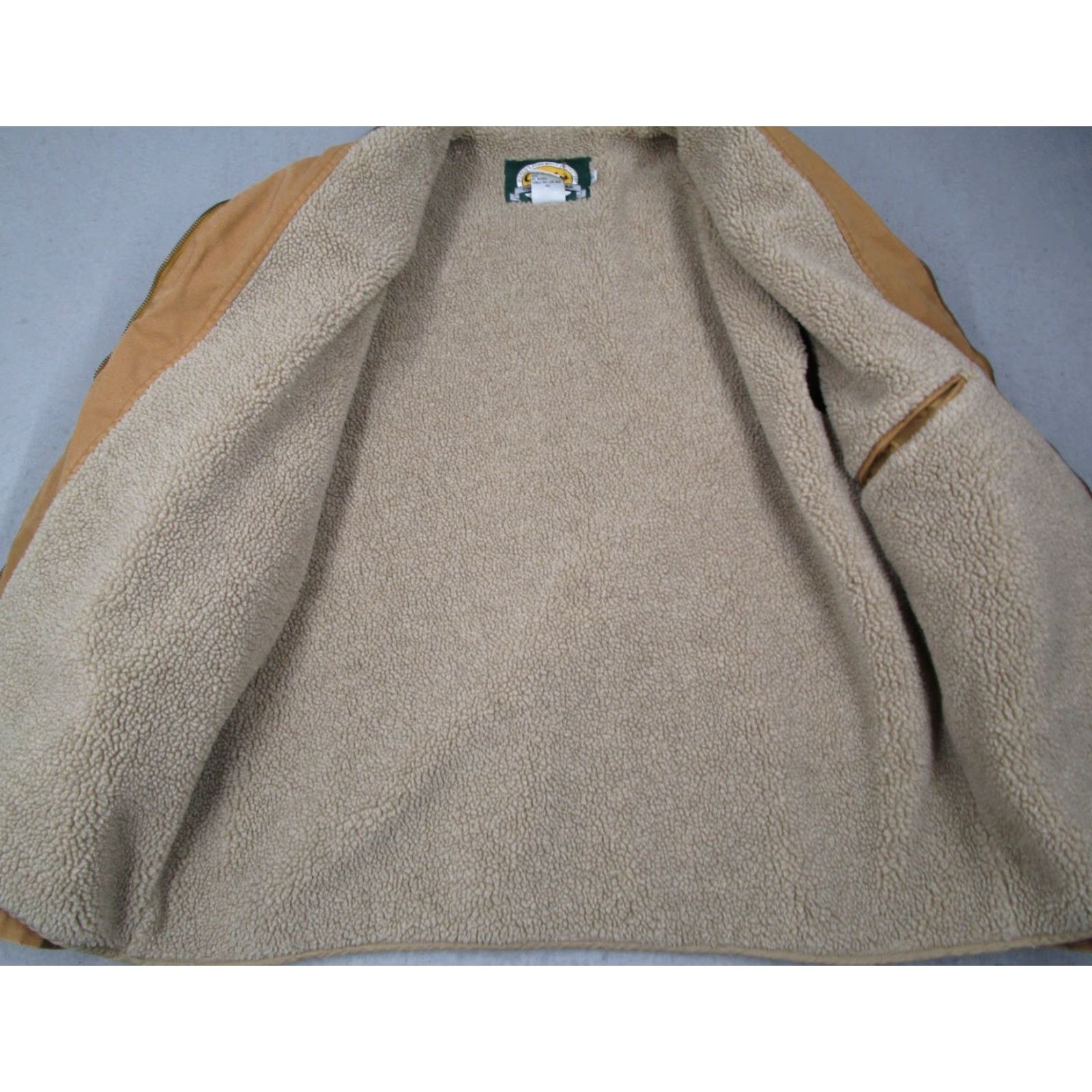 Orvis VINTAGE Orvis Jacket Mens XL Brown Canvas Full Zip Sherpa Lined Chore Work Y2K Size US XL / EU 56 / 4 - 5 Thumbnail