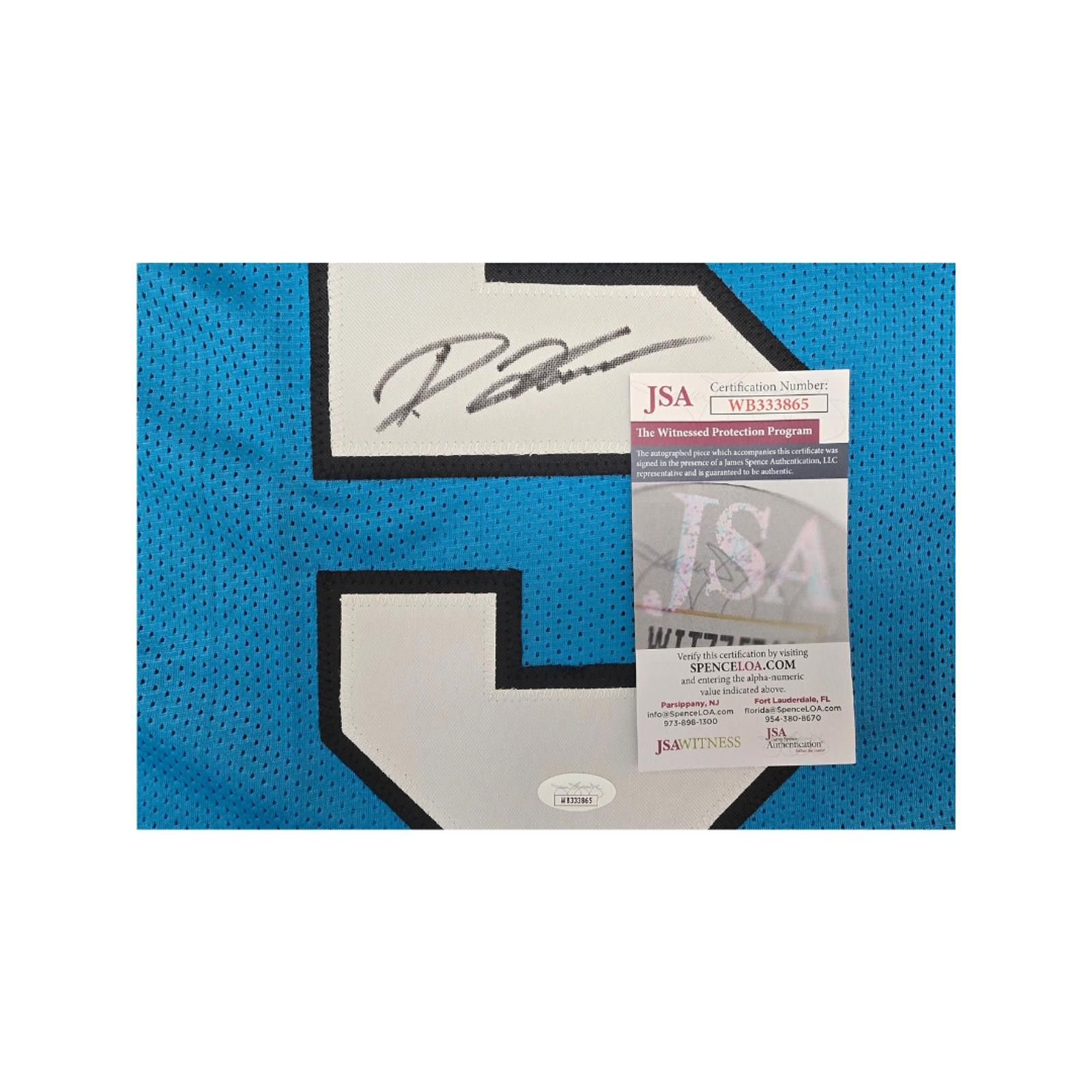 Other Diontae Johnson Panthers Signed Football Jersey W/COA (XL) Size ONE SIZE - 4 Thumbnail