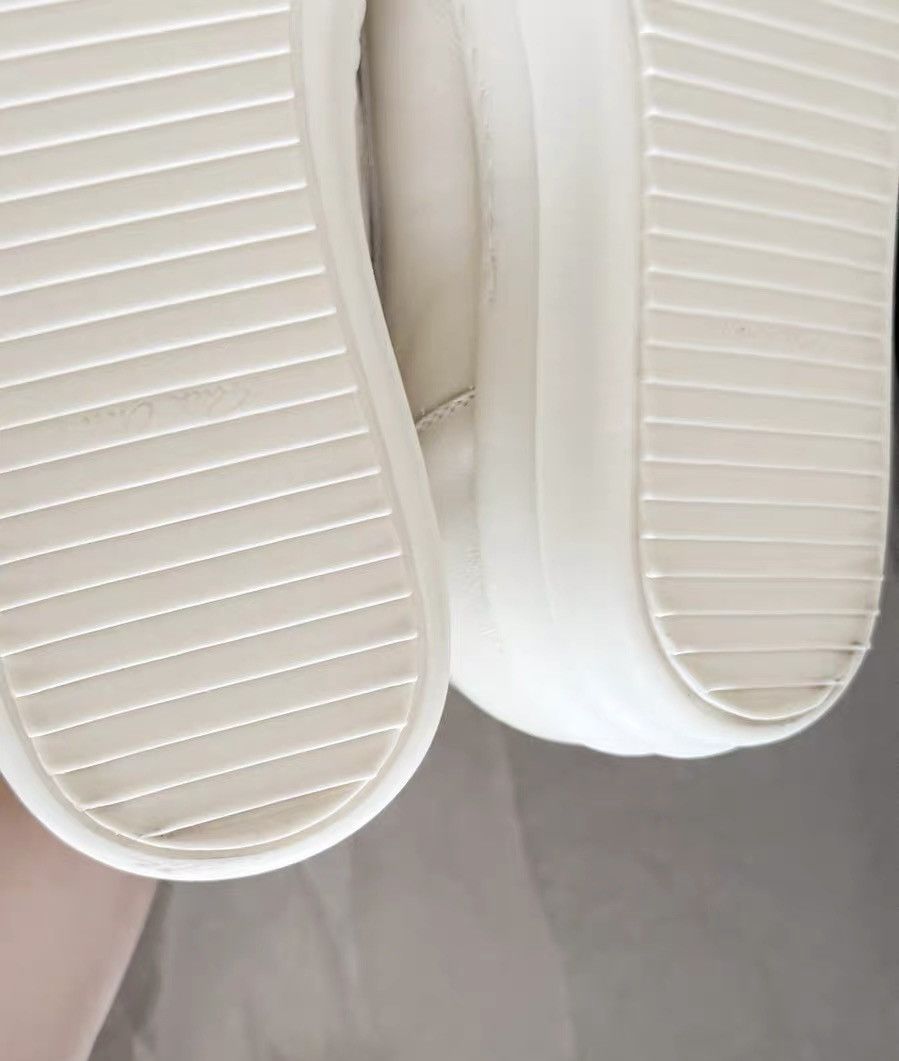 Rick Owens Rick Owens mainline white glossy Vans-inspired new style Size US 7 / EU 40 - 8 Thumbnail