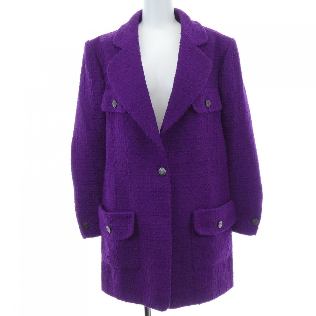 Chanel Chanel Chanel Jacket Textile Outerwear P09252V05790 97A DUTY FREE for USA Size ONE SIZE - 1 Thumbnail