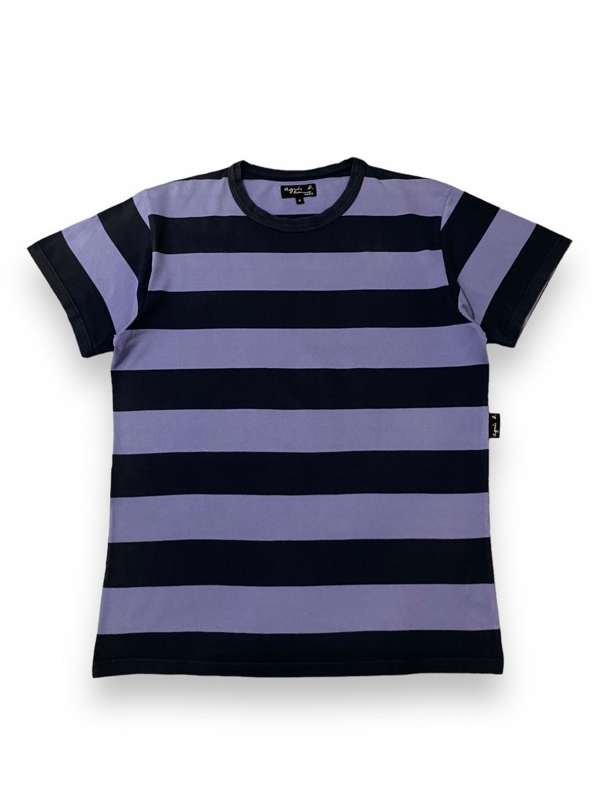 Designer × agnes b. Designer Agnes B Homme Paris Stripes Tee Size US M / EU 48-50 / 2 - 1 Thumbnail