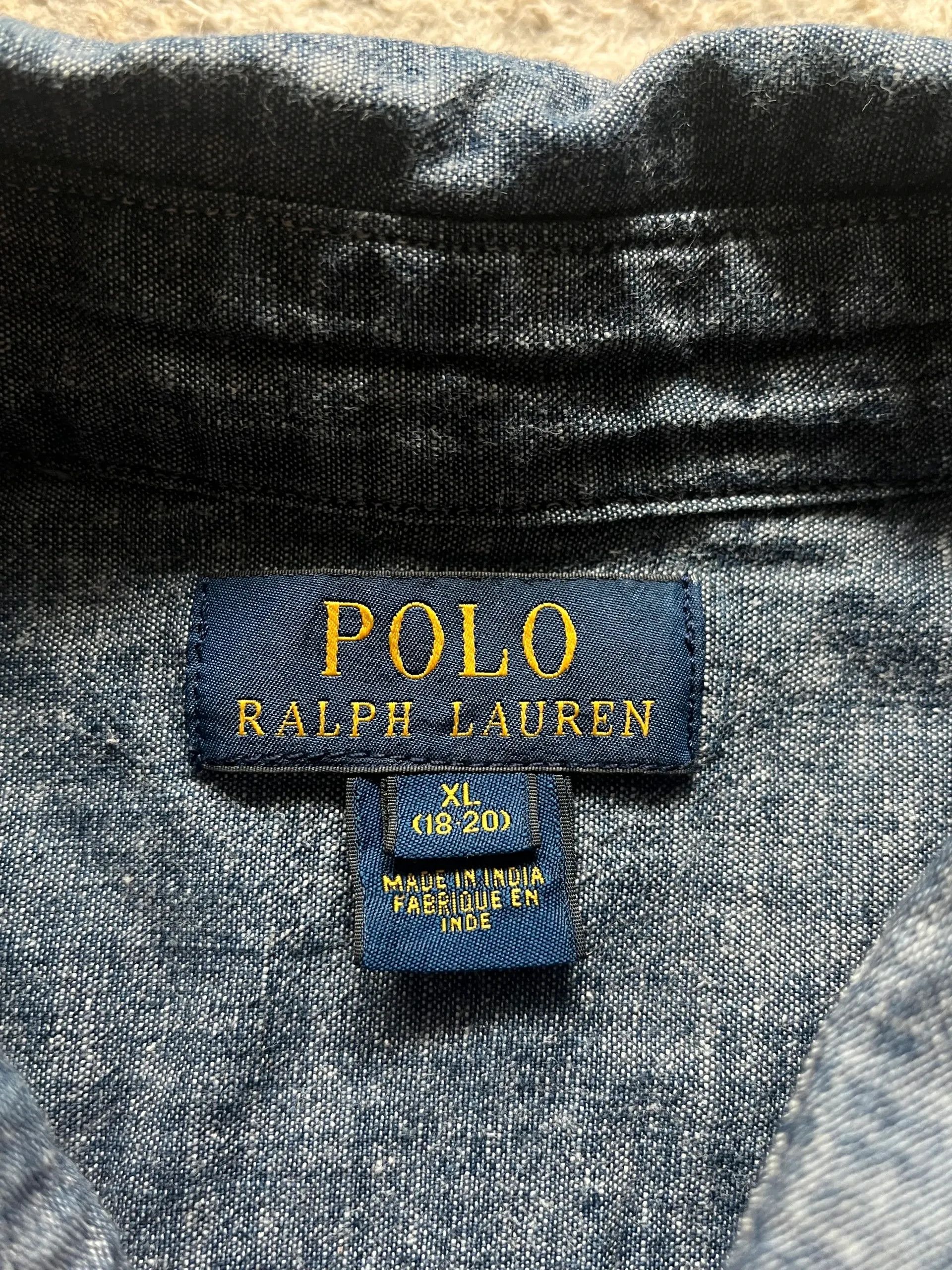 Polo Ralph Lauren Polo Ralph Lauren Sz XL (18-20) Made in India Size US S / EU 44-46 / 1 - 3 Thumbnail