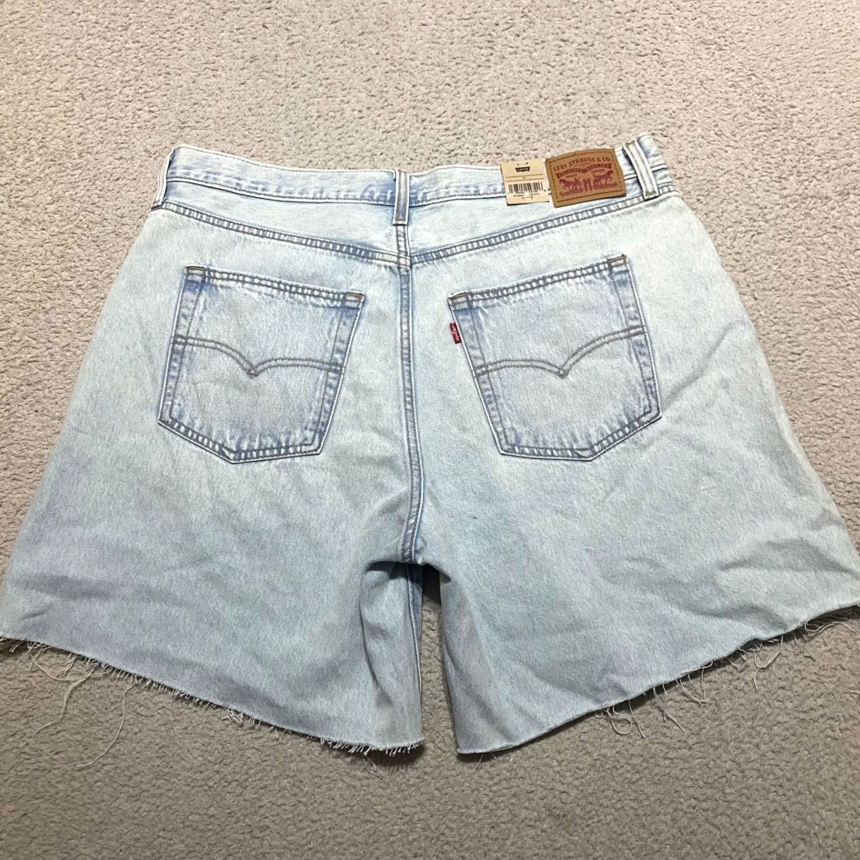 Levi's Levi's Womens Bermuda Shorts 34 Blue Denim High Rise 100% Cotton Rich Lot NWT jeans Bermuda 34 Womens Levi's Shorts Blue Denim High Rise Bermuda 34 Size 24" / US 00 / IT 34 - 2 Thumbnail