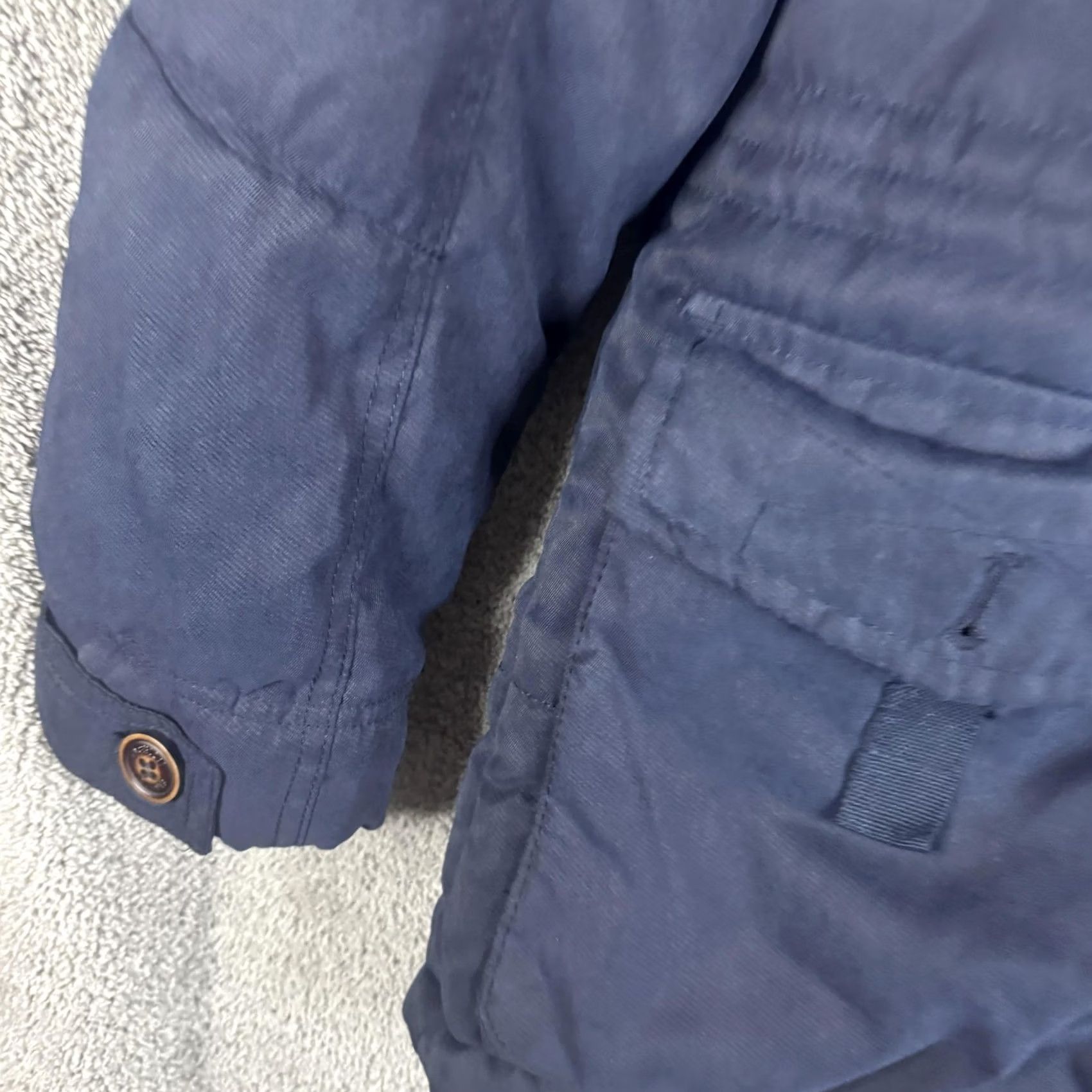 Vintage Jacket 2XL Blue Hooded Insulated Waterproof Parka Full Zip Outdoor Winter Mens Size US XXL / EU 58 / 5 - 2 Thumbnail