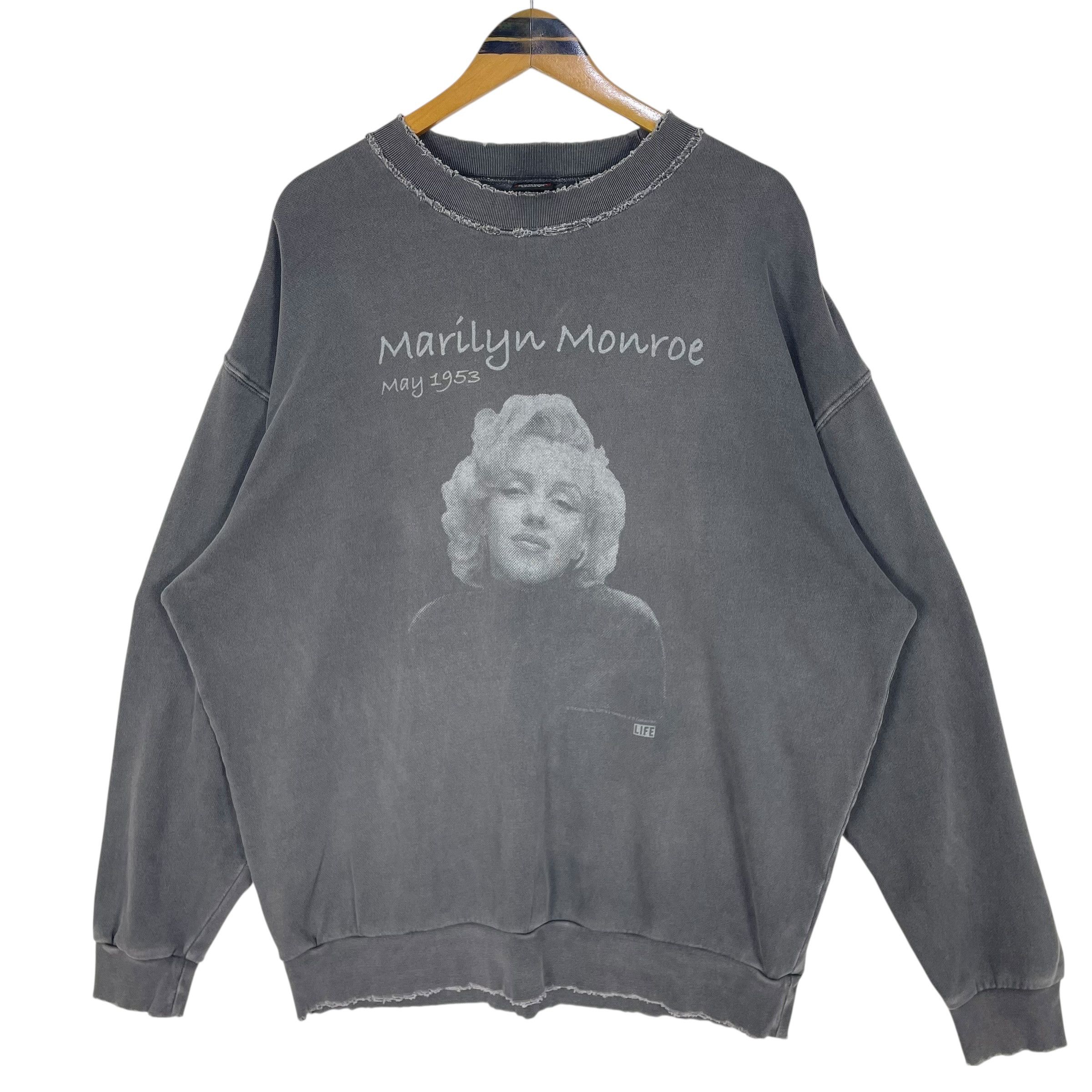 Vintage Vintage 90s Marilyn Monroe Crewneck Oversized Sweatshirt Size US XXL / EU 58 / 5 - 1 Thumbnail