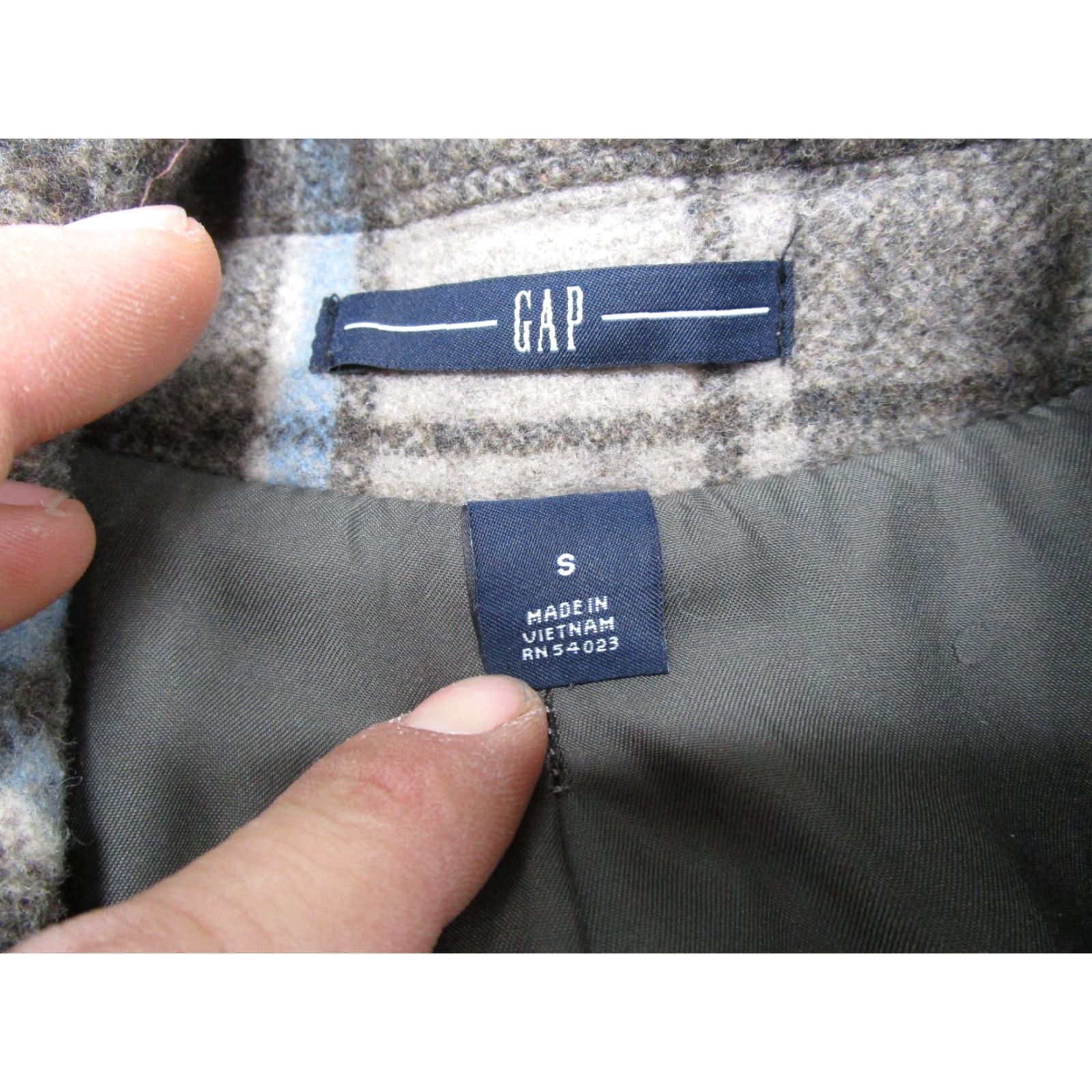 Gap Gap Blazer Wool Blend Brown Plaid Size S Women Office Preppy Button Long Sleeve Vintage? No. No. Size S / US 4 / IT 40 - 2 Thumbnail