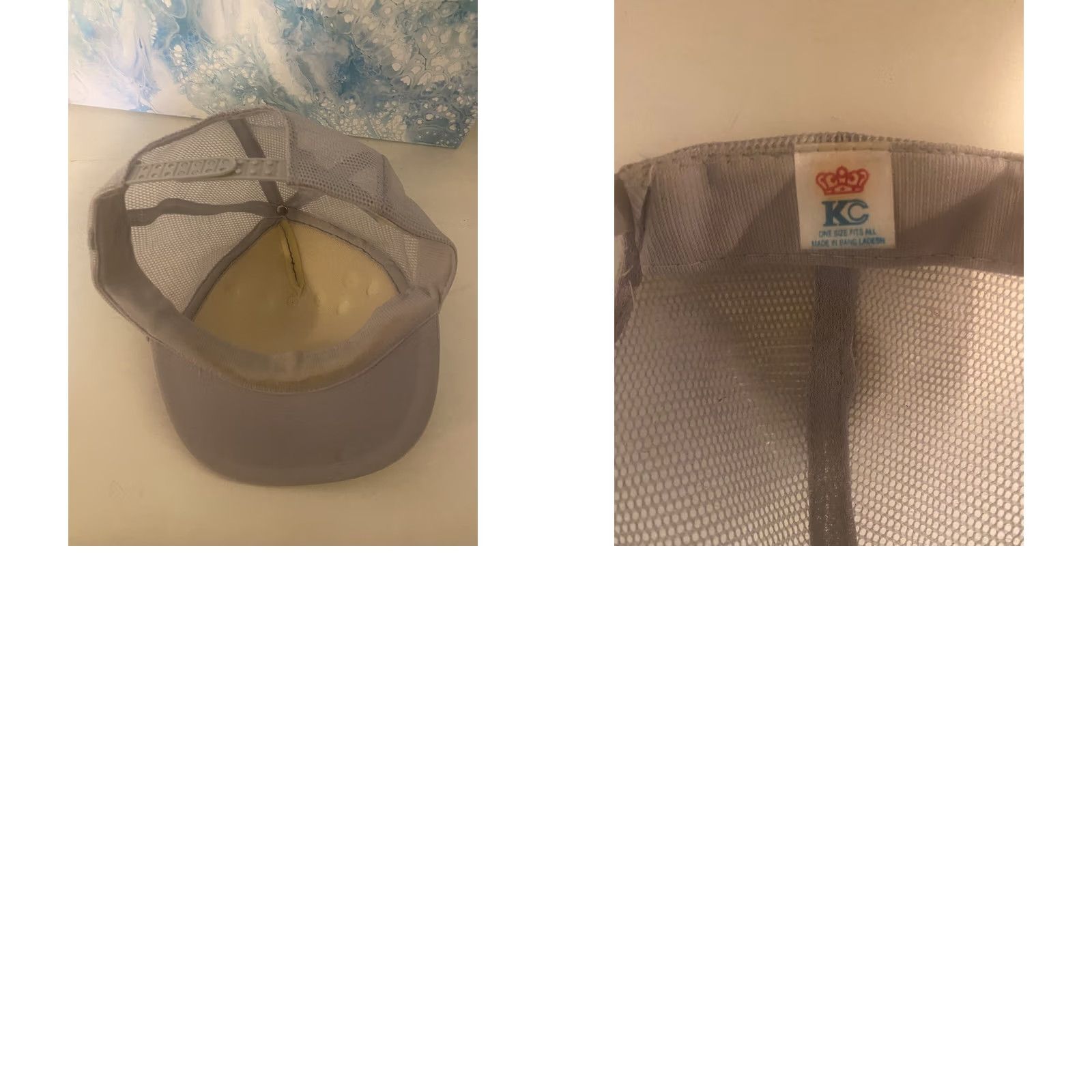 Vintage VINTAGE U.S.S Randall APA 224 Branson, MO Reunion Snapback Hat 1996 Gray Size ONE SIZE - 8 Thumbnail