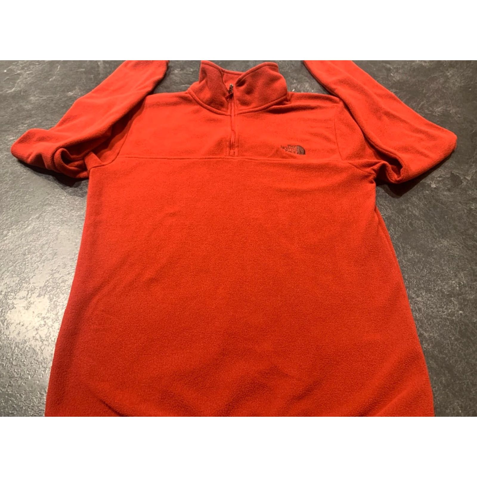 The North Face The North Face Mens Fleece Jacket Red Adult Small 1/4 Zip Pullover Hiking Outdoors Size US S / EU 44-46 / 1 - 2 Thumbnail