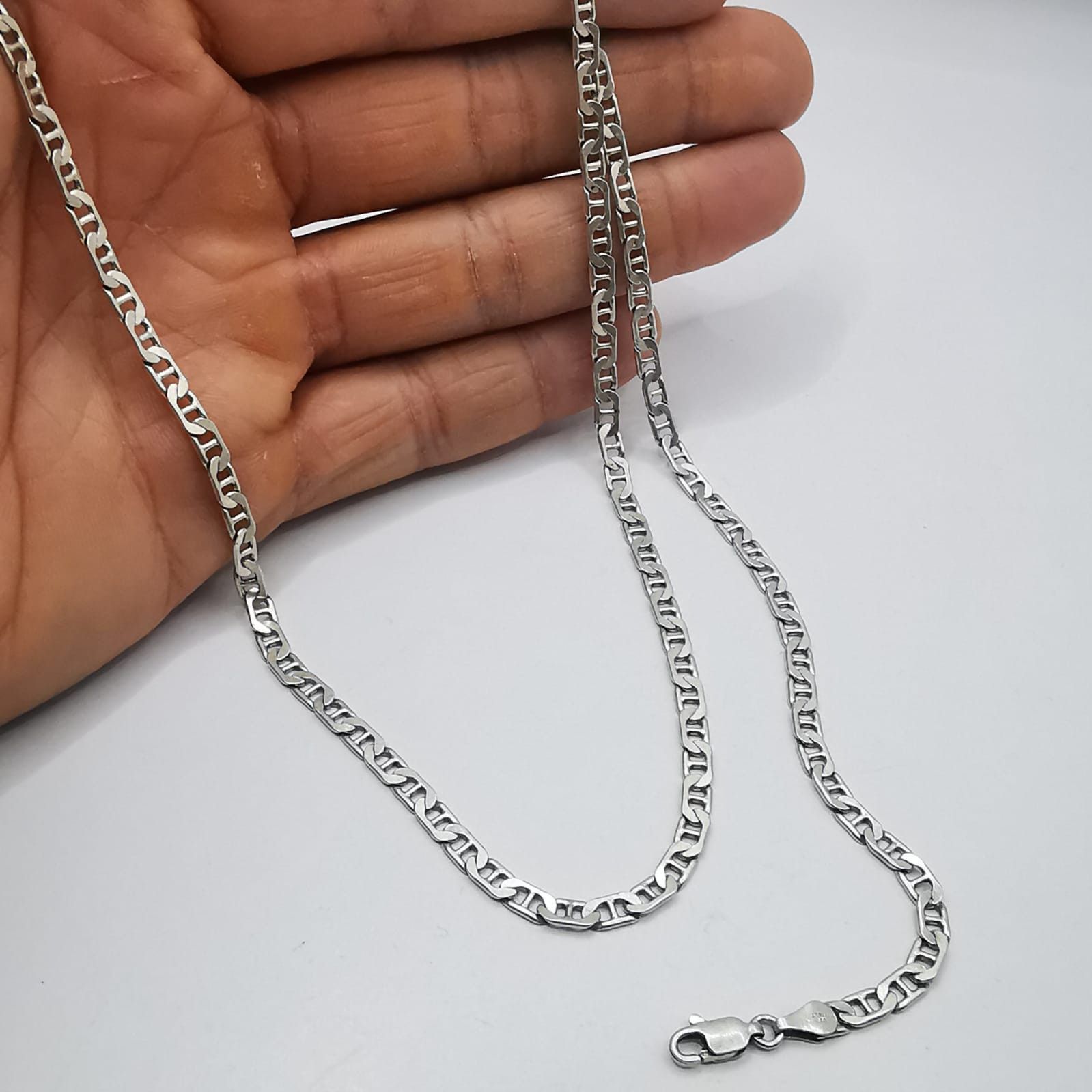 Jewelry × Sterling Silver Vintage Jewelry Chain, 925 Sterling Silver, Signed 14.17g Size ONE SIZE - 2 Thumbnail