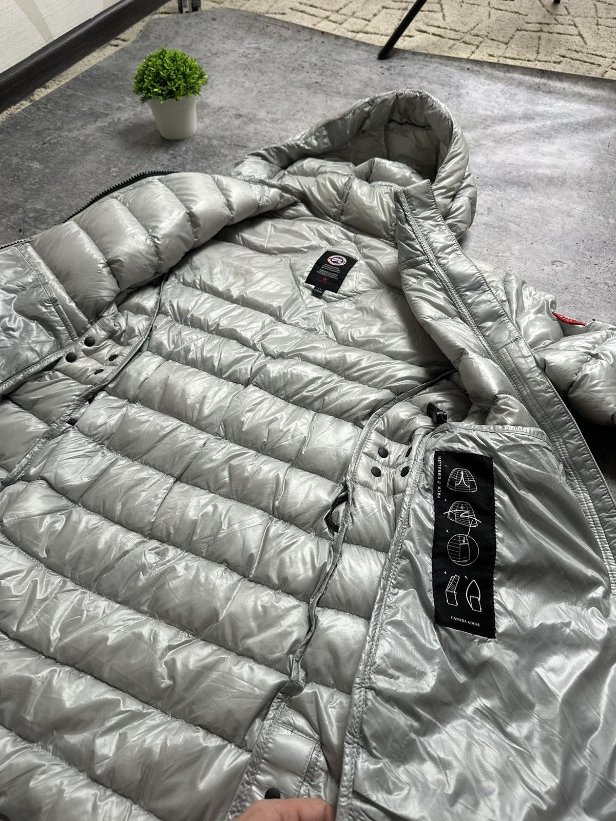 Canada Goose Canada Goose Cypress Packable Hype Y2K Hooded Down Jacket Size L / US 10 / IT 46 - 9 Thumbnail