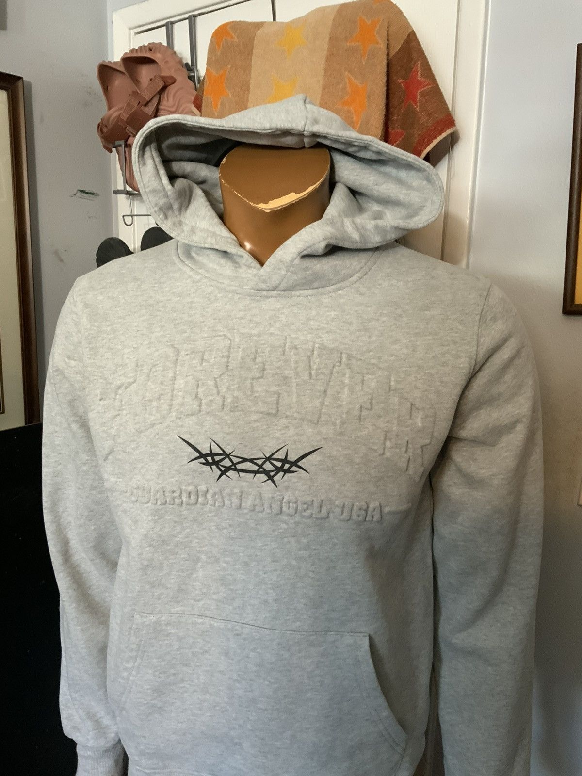 Guardian Angel Guardian Angel Forever Embossed Barbed Wire Pullover Hoodie Size US M / EU 48-50 / 2 - 9 Thumbnail