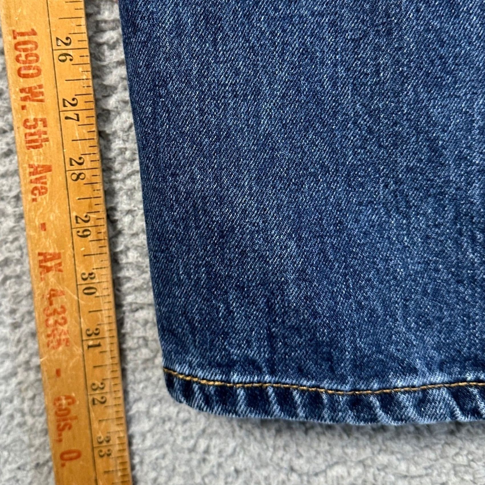 Levi's Levi's 550 Jeans Mens 36X32 Blue Relaxed Fit Straight Leg Red Tab Denim Pants Size US 36 / EU 52 - 6 Thumbnail