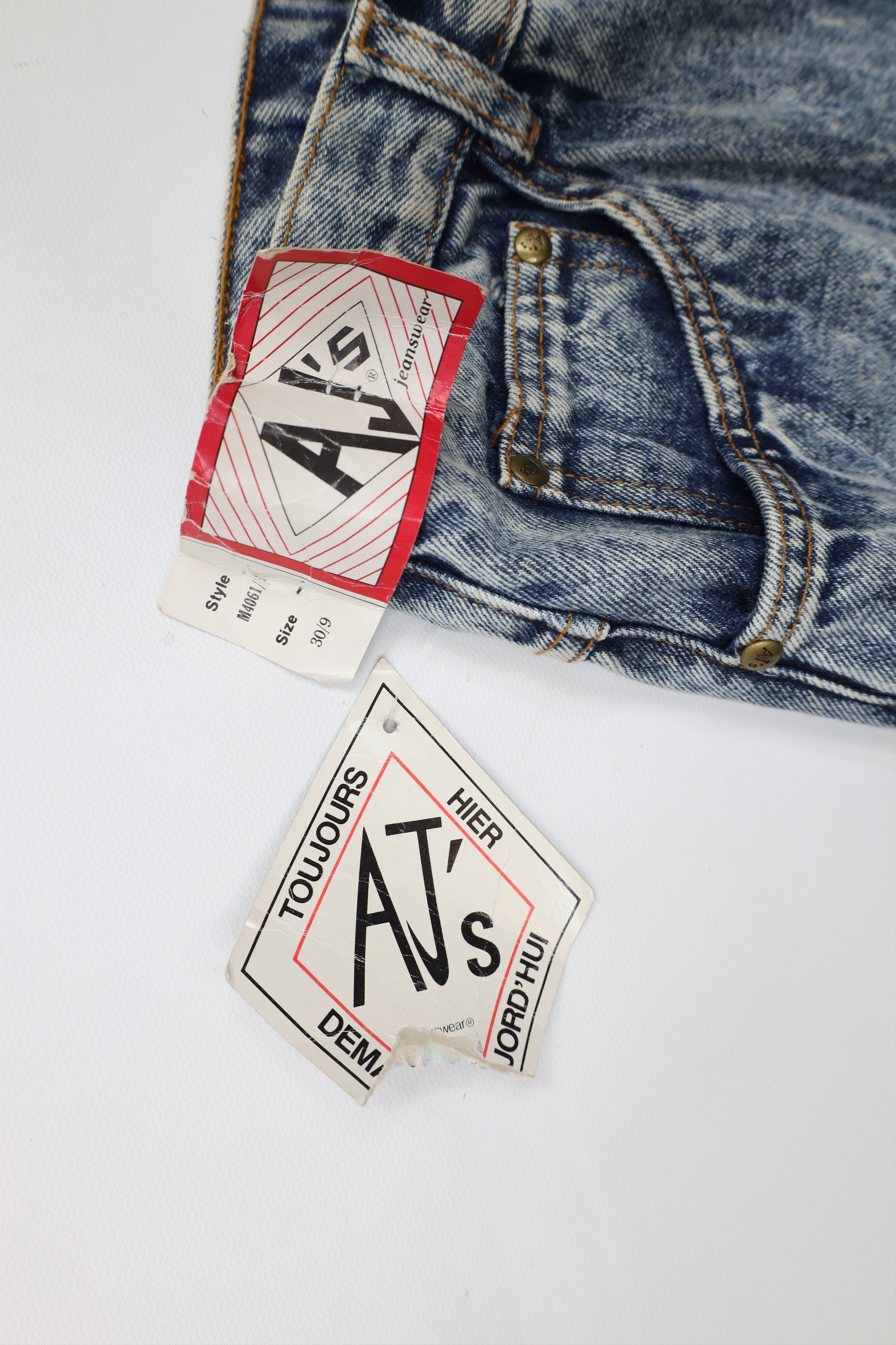 Vintage Deadstock Vintage 90s Streetwear Relaxed Tapered Leg Jeans Size 30" / US 8 / IT 44 - 9 Thumbnail