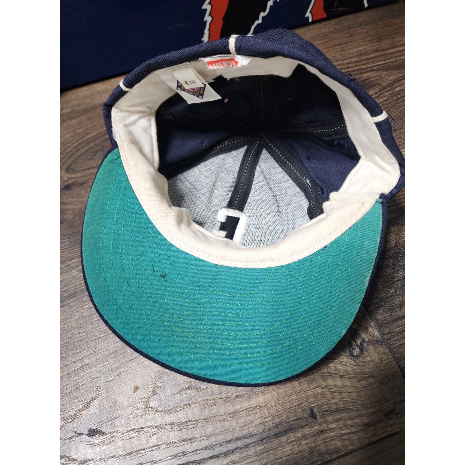 American Needle VINTAGE American Needle Homestead Grays Wool Fitted Hat 6 7/8 Negro League Mens Black Wool USA Baseball Cap Snapback Size ONE SIZE - 6 Thumbnail