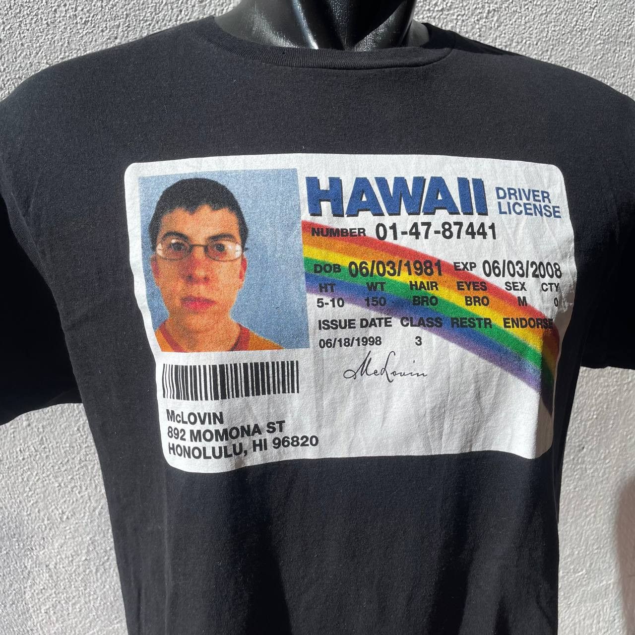 Vintage SUPERBAD MC LOVIN MOVIE TSHIRT GRAPHIC Size US M / EU 48-50 / 2 - 2 Thumbnail