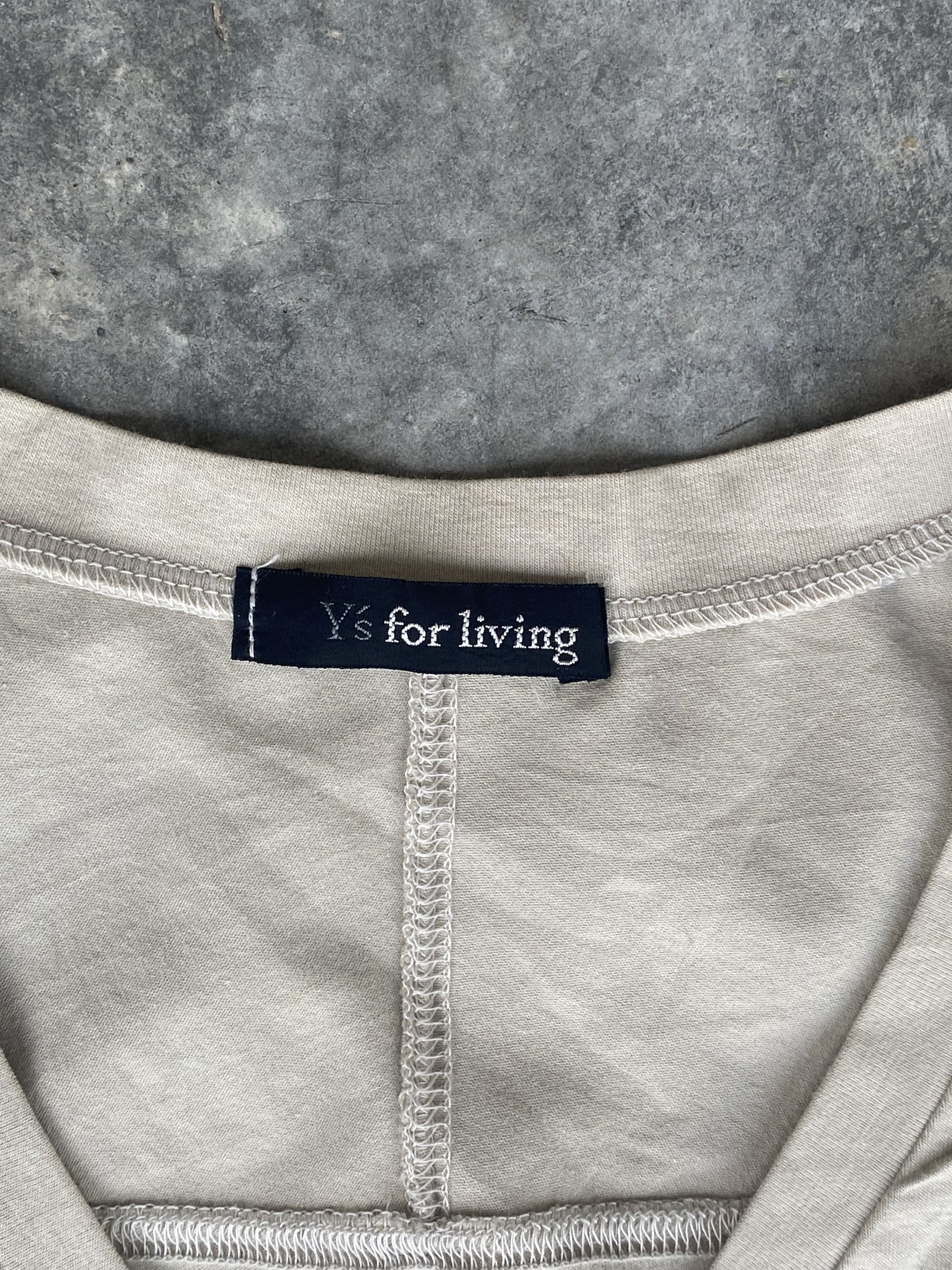 Y's Y’s for living vneck shirt Size S / US 4 / IT 40 - 6 Thumbnail
