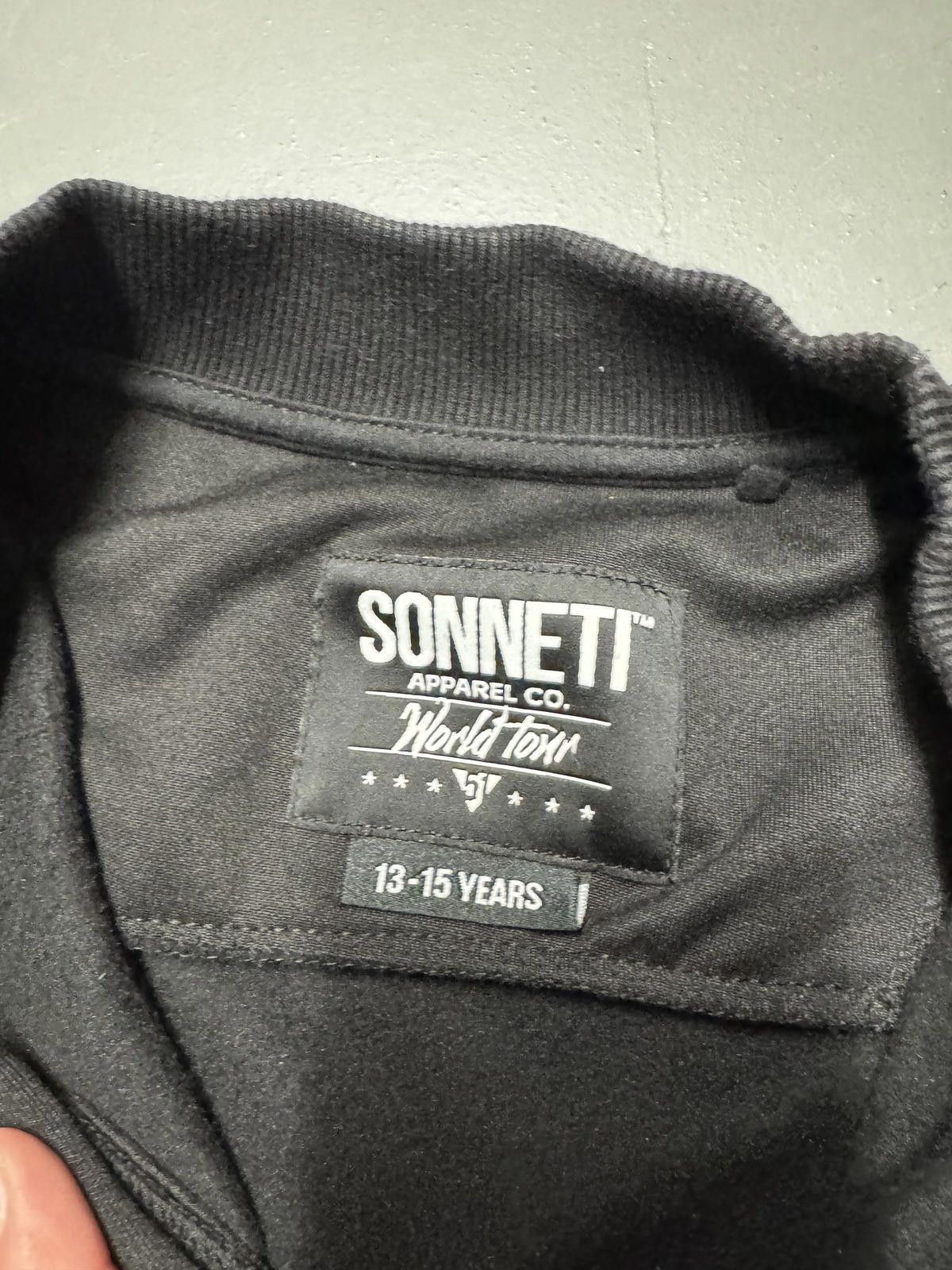 Sonneti Sonneti Black Bomber Jacket for Teens 13-15 Years Size ONE SIZE - 3 Thumbnail