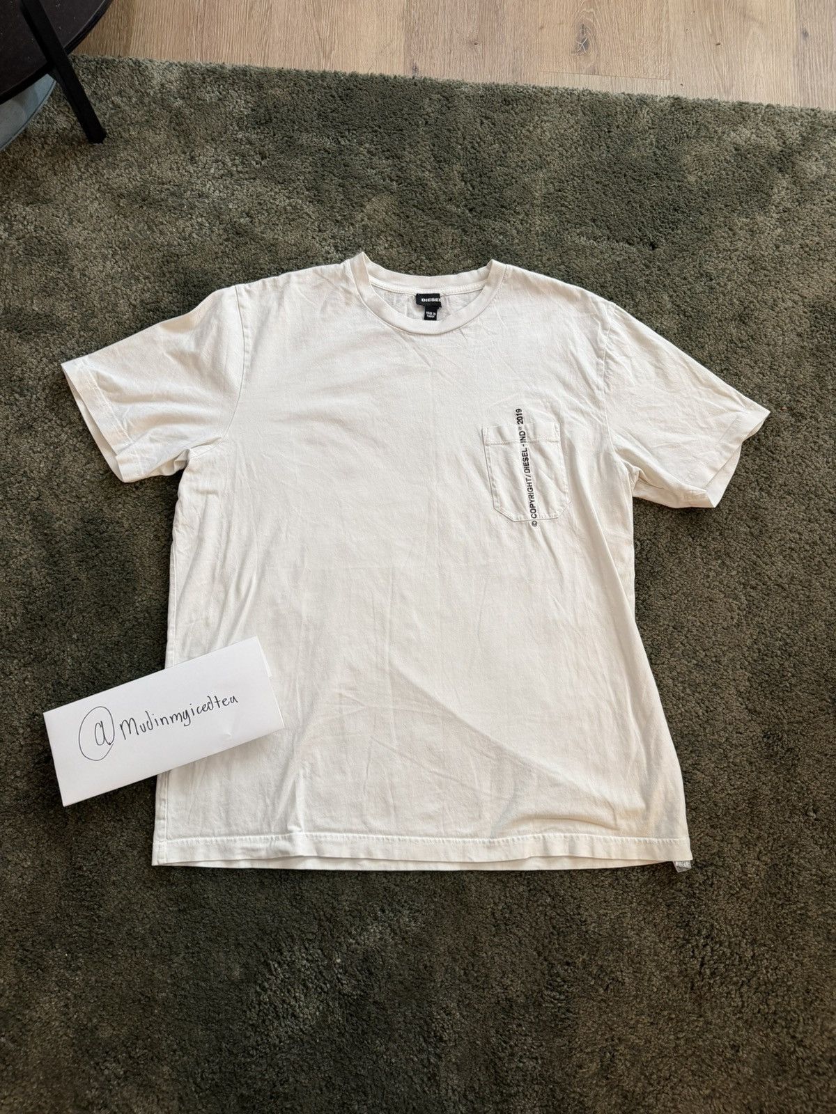 Diesel Diesel Pocket Tee Size US L / EU 52-54 / 3 - 1 Thumbnail