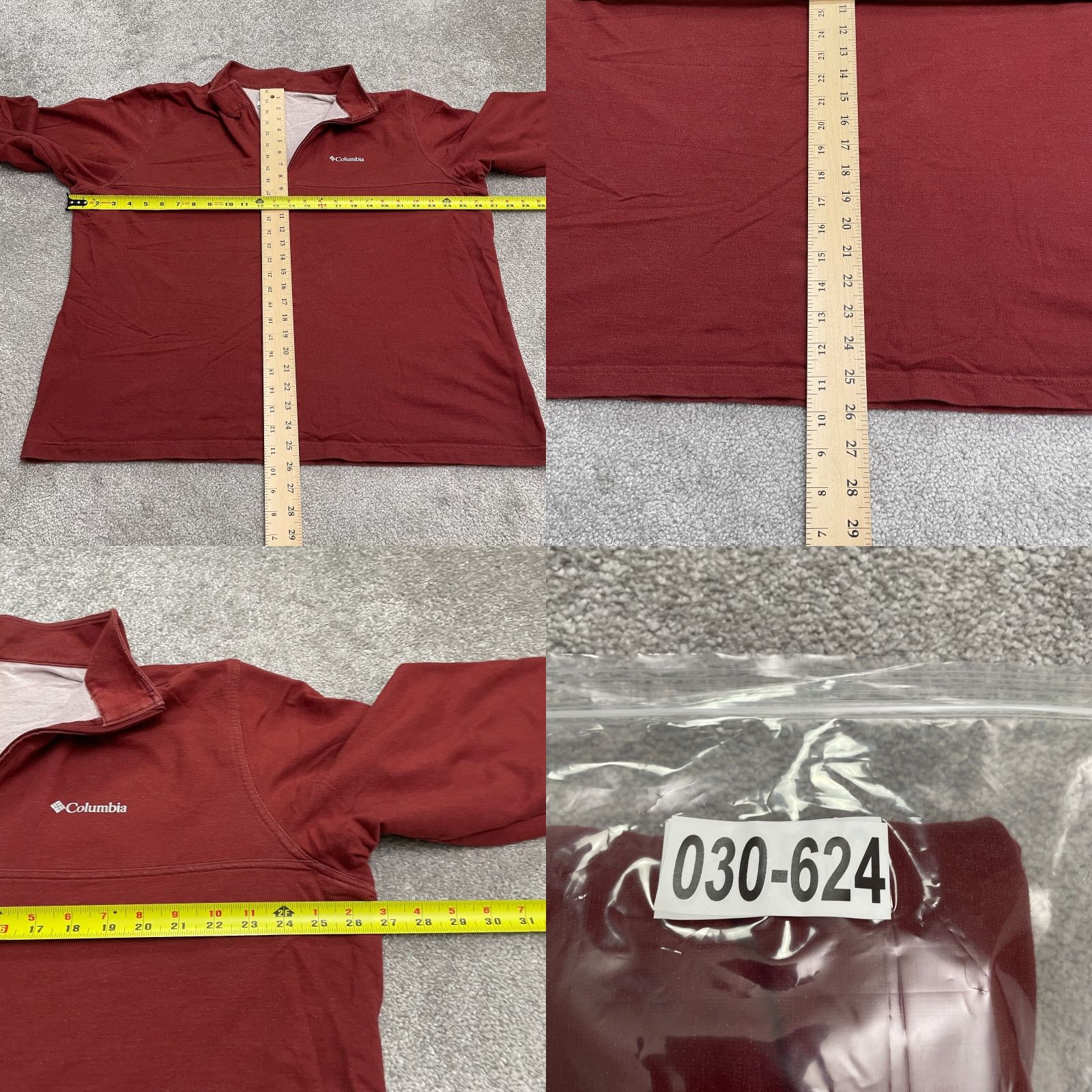 Vintage Columbia Omni Wick Sweatshirt Mens XXL Red 1/4 Zip Pullover Outdoor All Seasons Size US XXL / EU 58 / 5 - 8 Thumbnail