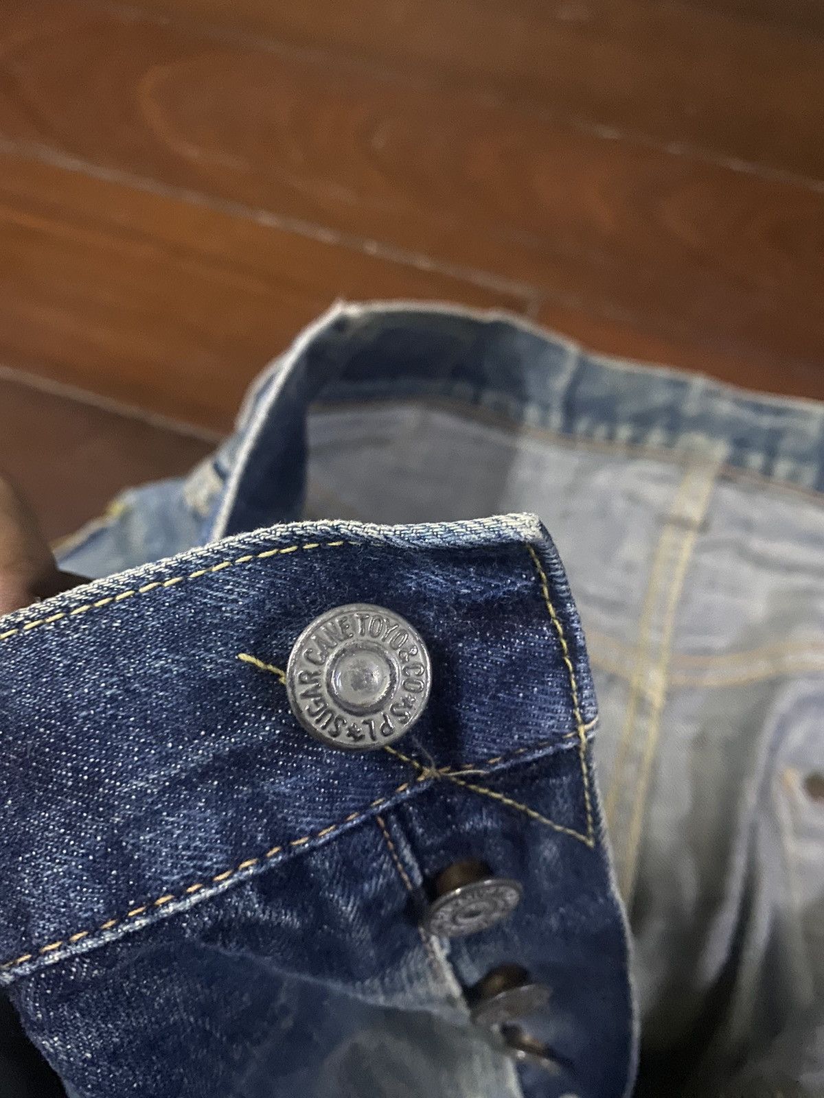 Vintage Sugar Cane Jeans Vintage Honeycomb Rusty lot 2014 rework B-1 Size US 34 / EU 50 - 18 Thumbnail