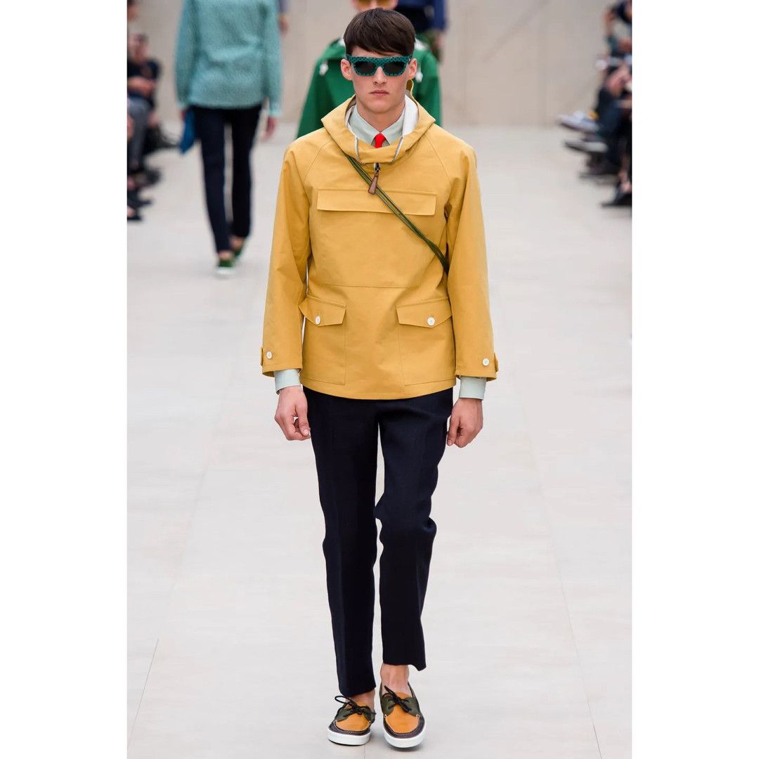 Burberry Prorsum S/S 2014 RUNWAY COTTON ANORAK JACKET Size US L / EU 52-54 / 3 - 1 Thumbnail