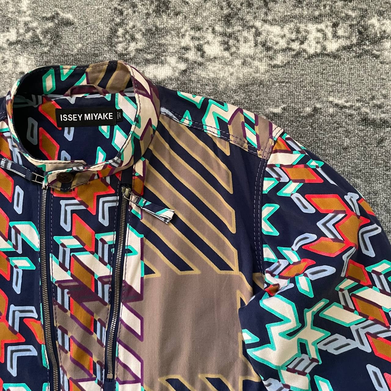 Issey Miyake Issey Miyake Riders Jacket Japan Spring 2011 Size US L / EU 52-54 / 3 - 3 Thumbnail