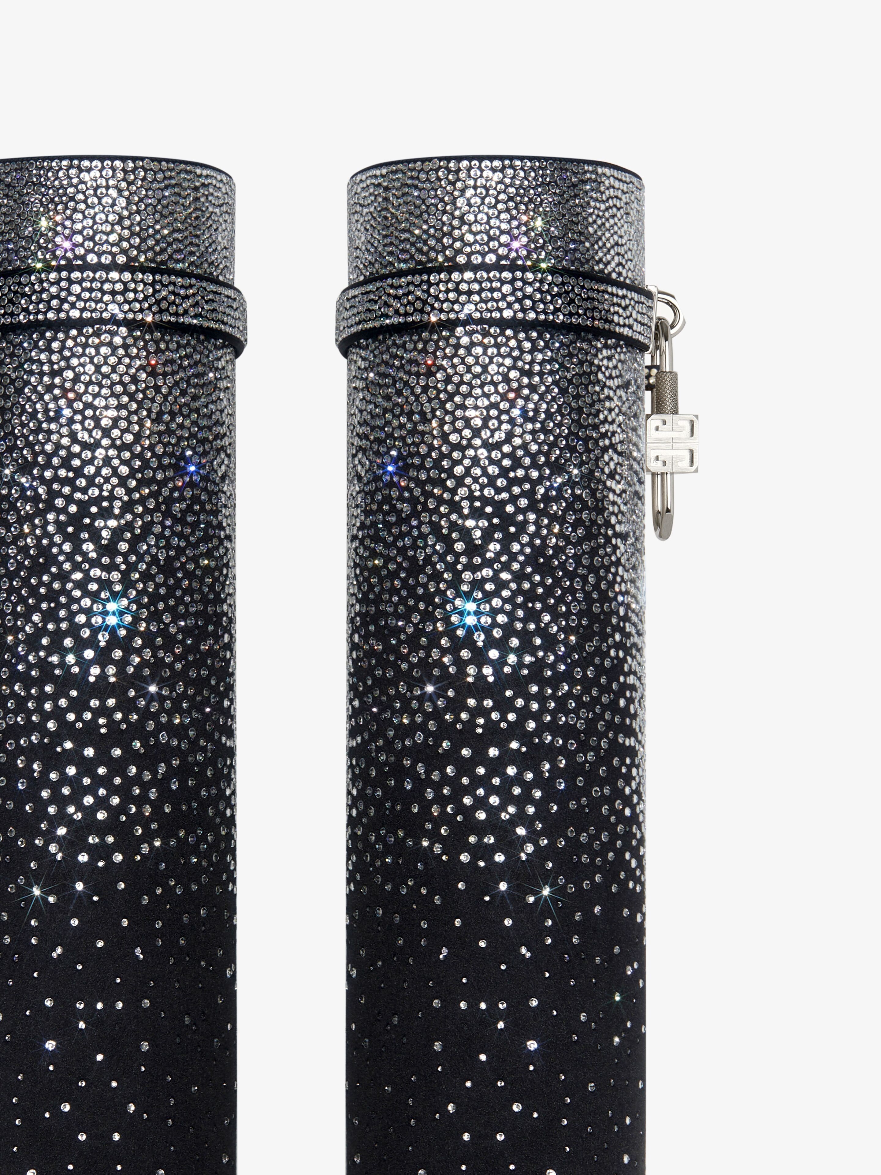 Givenchy o1srvl11e0525 Shark Lock Pant Boots 90mm in Black/Silver Size US 8 / IT 38 - 6 Thumbnail