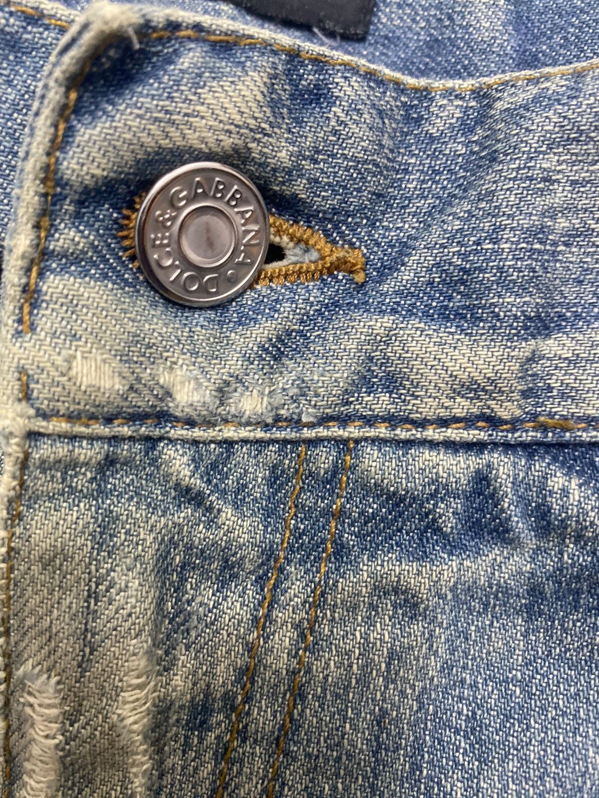 Dolce & Gabbana Dolce & Gabbana Mud Wash Distressed Denim Size US 34 / EU 50 - 11 Thumbnail