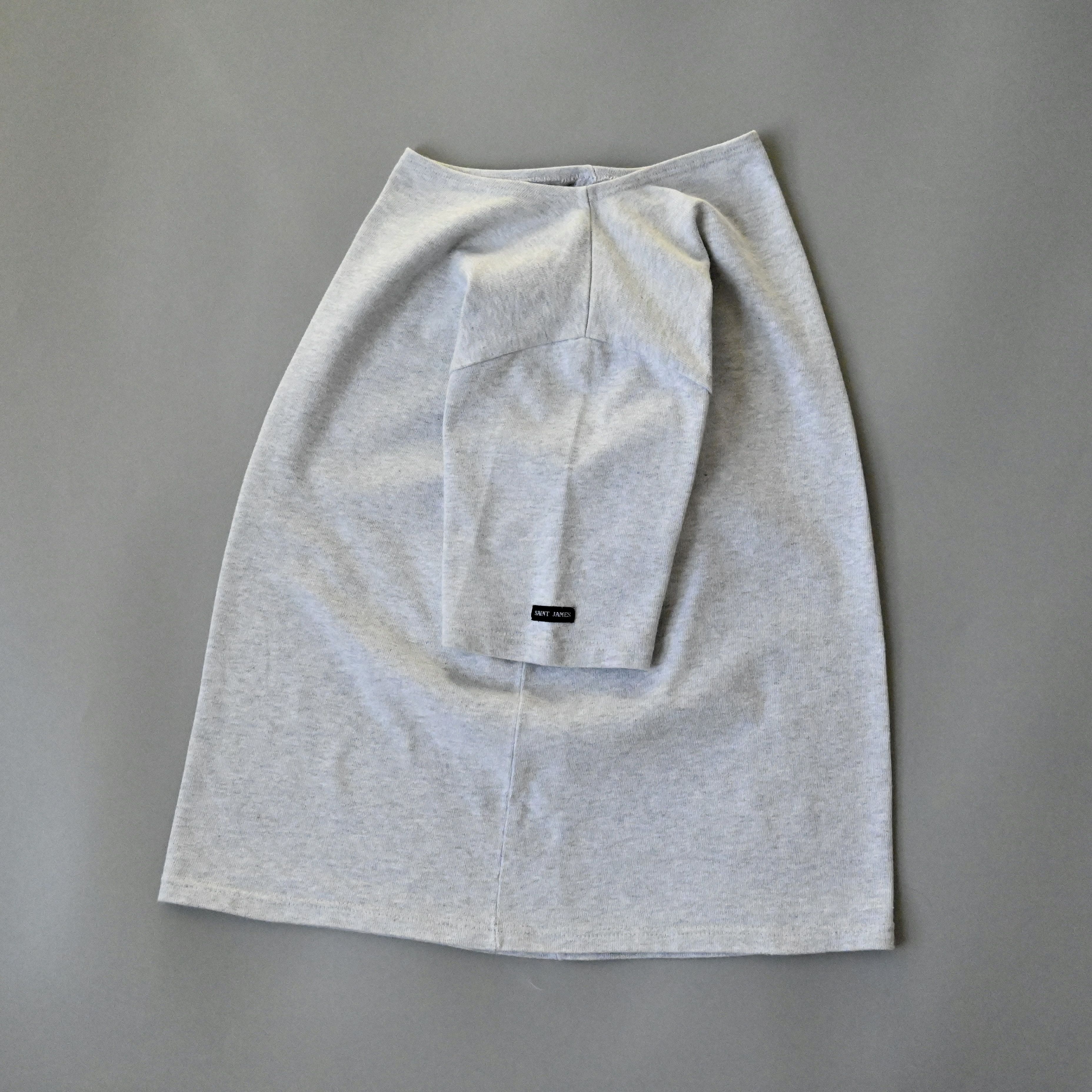 Saint James SAINT JAMES heavyweight cotton shirt, soild ash gray, 4 Size US M / EU 48-50 / 2 - 2 Thumbnail