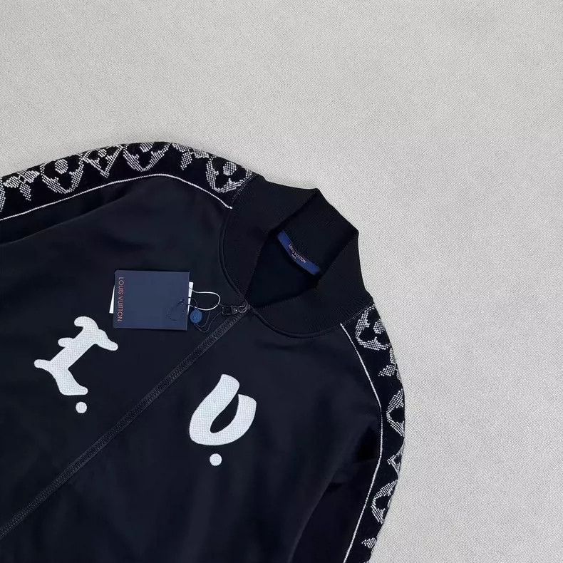 Louis Vuitton Louis Vuitton Embroidered Jacket in Black-2506 Size US L / EU 52-54 / 3 - 4 Thumbnail