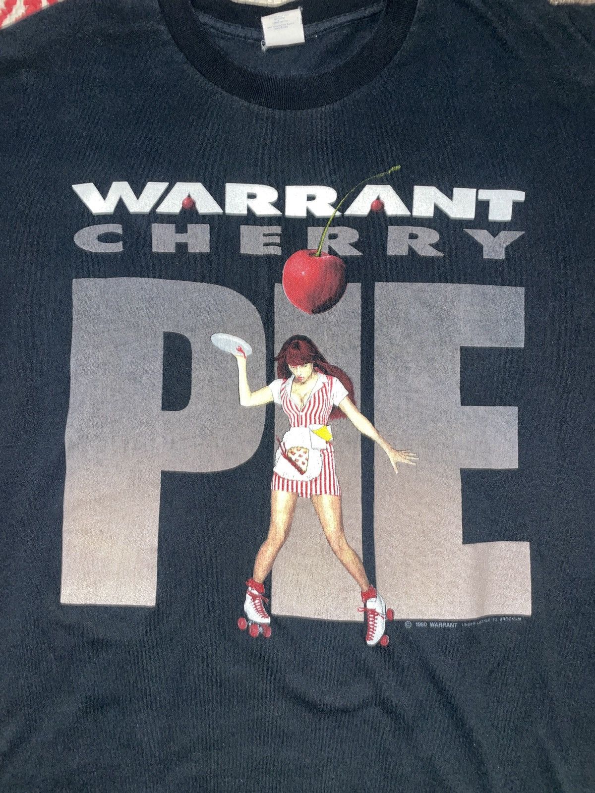 Band Tees 1991 WARRANT BAND WORLD TOUR SHIRT Size US L / EU 52-54 / 3 - 6 Thumbnail