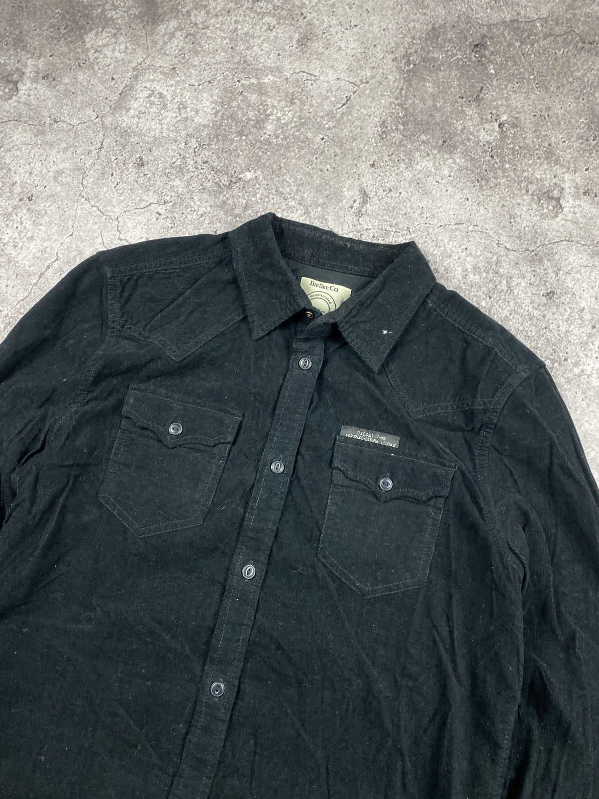 Diesel × Junya Watanabe VINTAGE DIESEL JUNYA WATANABE AVANT GARDE BLACK WESTERN SHIR Size US S / EU 44-46 / 1 - 2 Thumbnail
