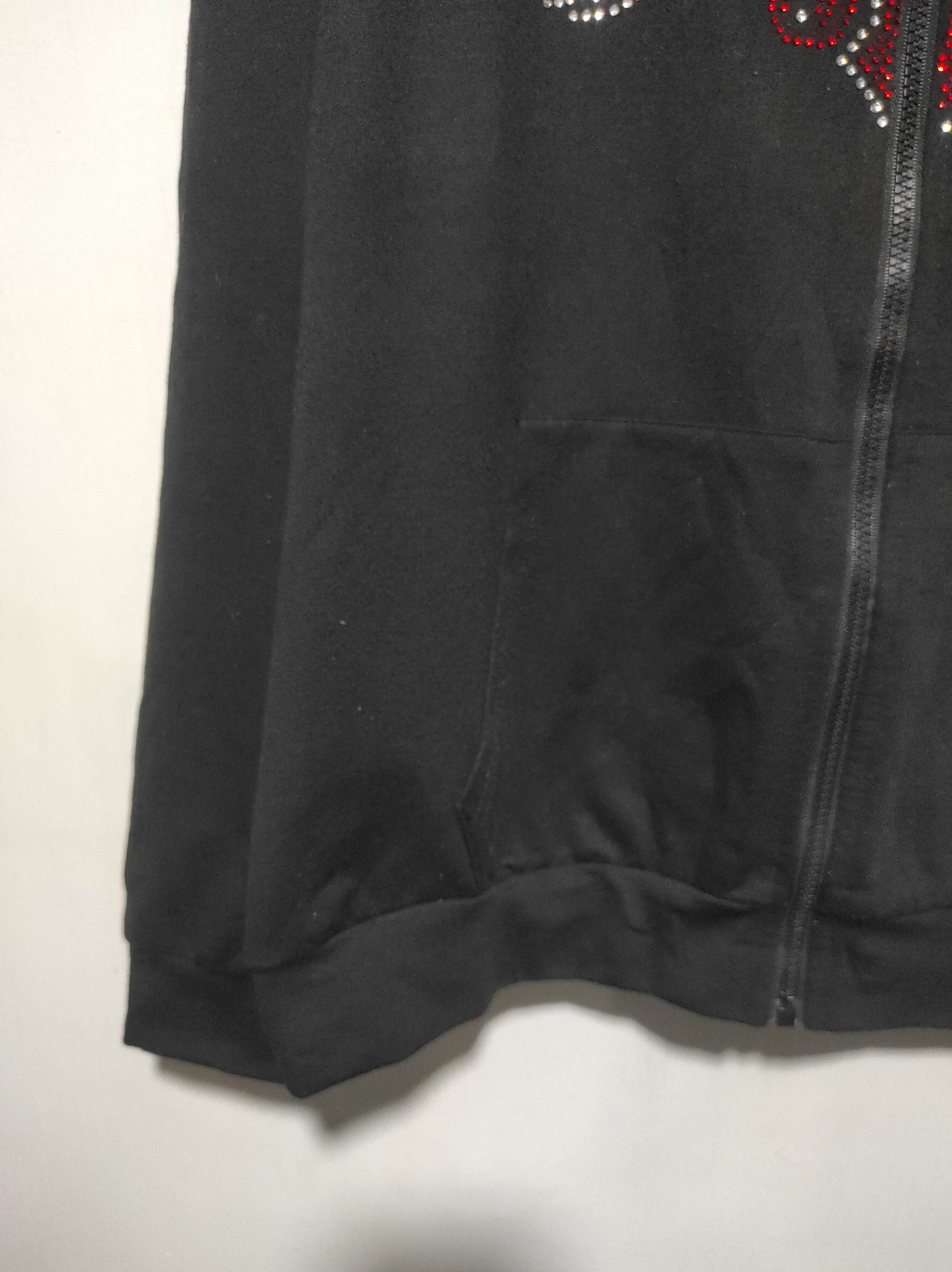 Hysteric Glamour Romwe Cross Zip Fur Hoodie LGB IfSixWasNine style Size US L / EU 52-54 / 3 - 6 Thumbnail