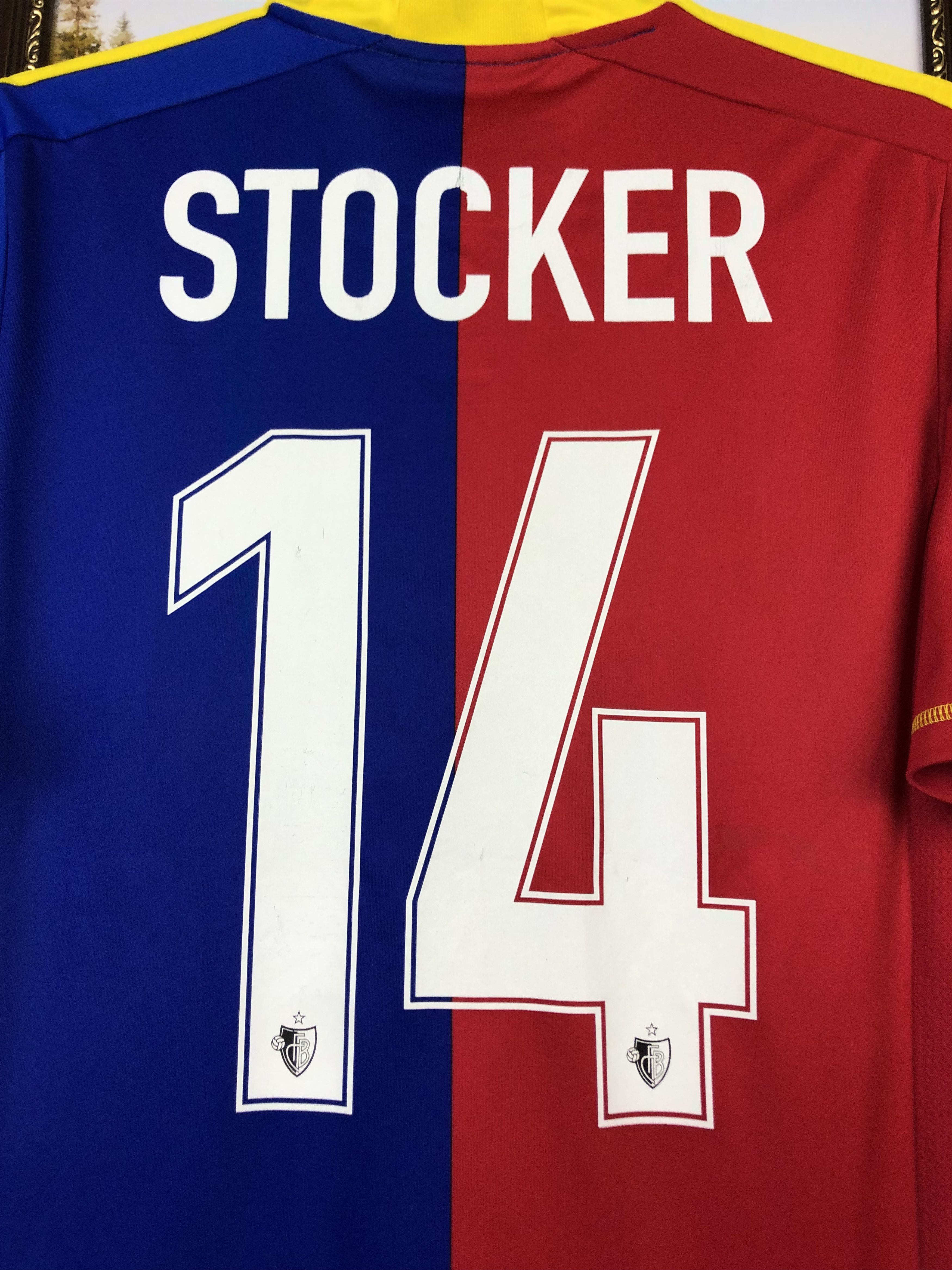 Adidas Basel football shirt 2012 Soccer #14 Stocker Adidas Jersey Size US S / EU 44-46 / 1 - 10 Thumbnail