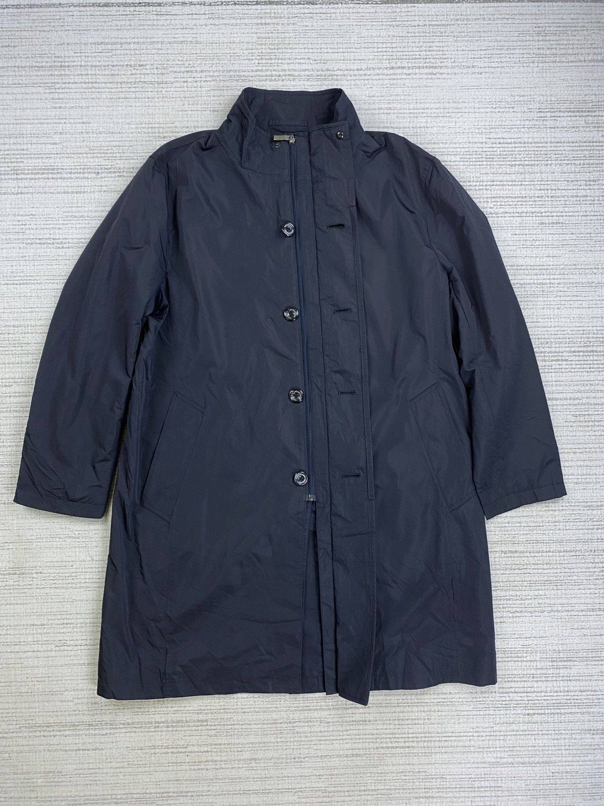 Aquascutum × Vintage Vintage Aquascutum London Black Trench Coat Jacket Size US L / EU 52-54 / 3 - 6 Thumbnail