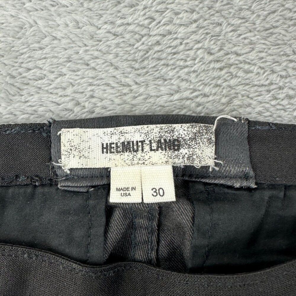 Helmut Lang Helmut Lang Black Slim Pants Women’s Size 31x33 Made In USA Size 31" - 2 Thumbnail