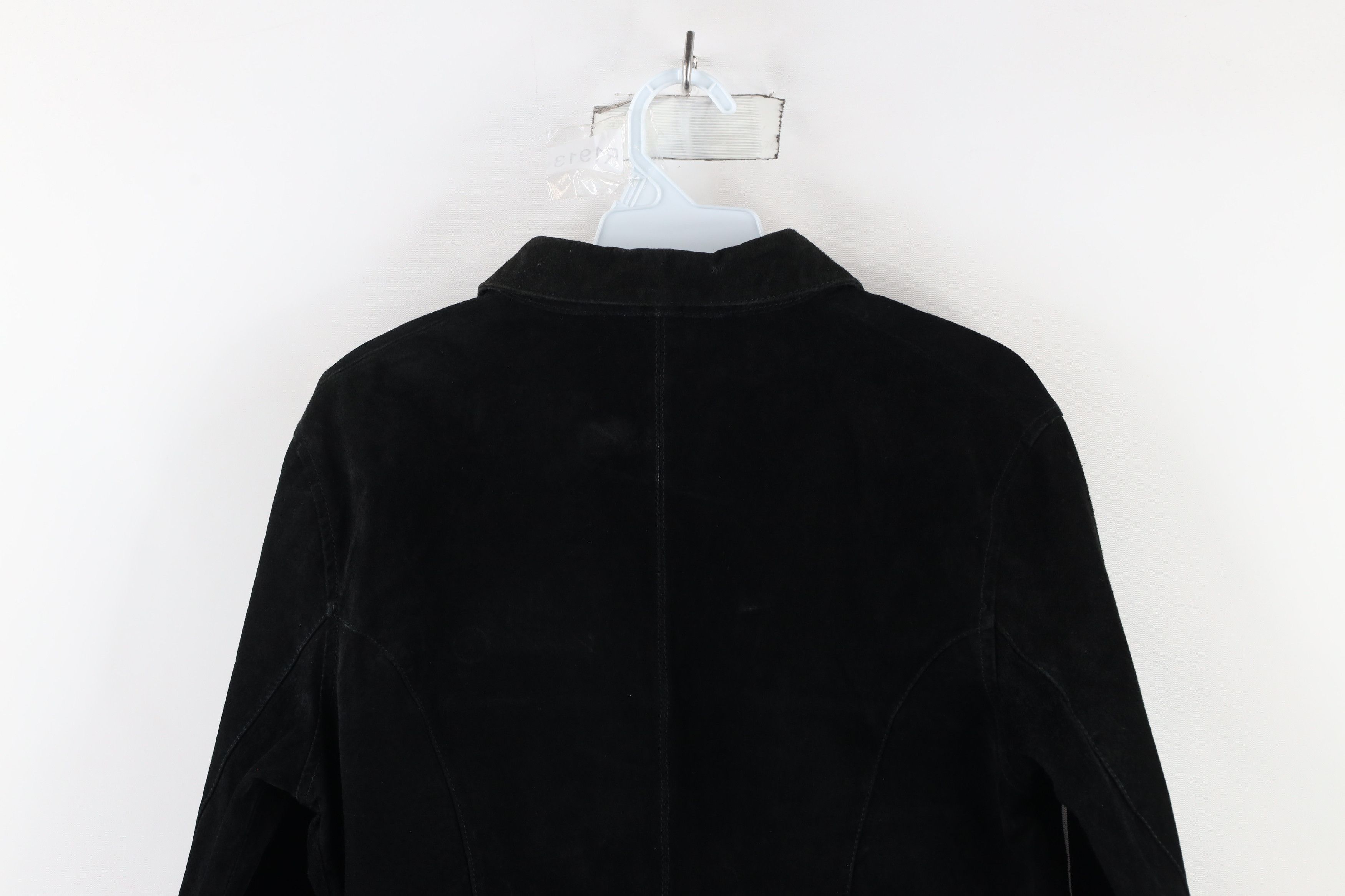 Vintage Vintage 90s Streetwear Suede Leather Shirt Jacket Jac Shirt Size S / US 4 / IT 40 - 12 Thumbnail