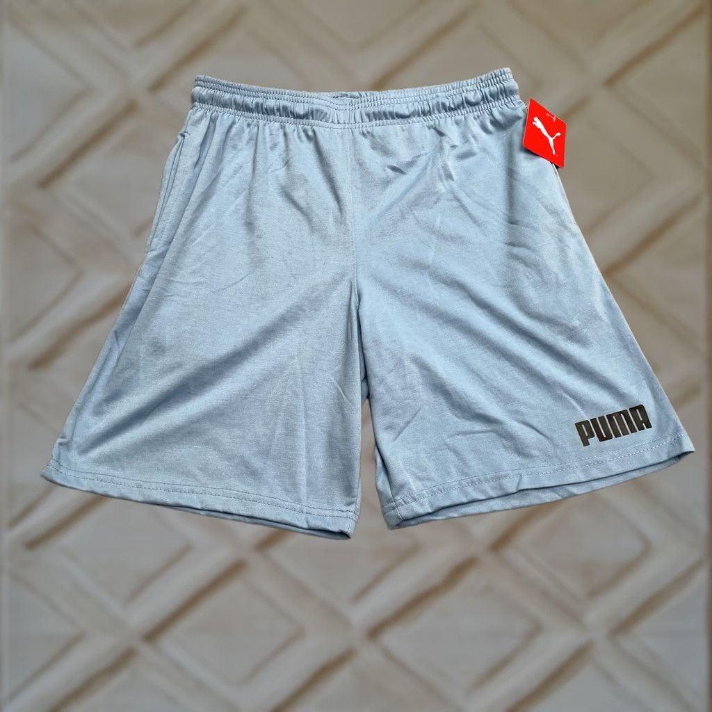 Puma Puma Active Sweat Shorts Mens M Blue Elastic Waist Pockets Athletic New Regular Fit Basketball Outdoor Sports shoes? Size US 31 - 1 Thumbnail
