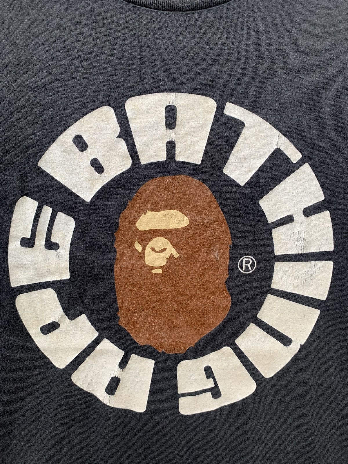 Bape Distressed Sun Faded Bathing Ape T Shirt Size US L / EU 52-54 / 3 - 11 Thumbnail