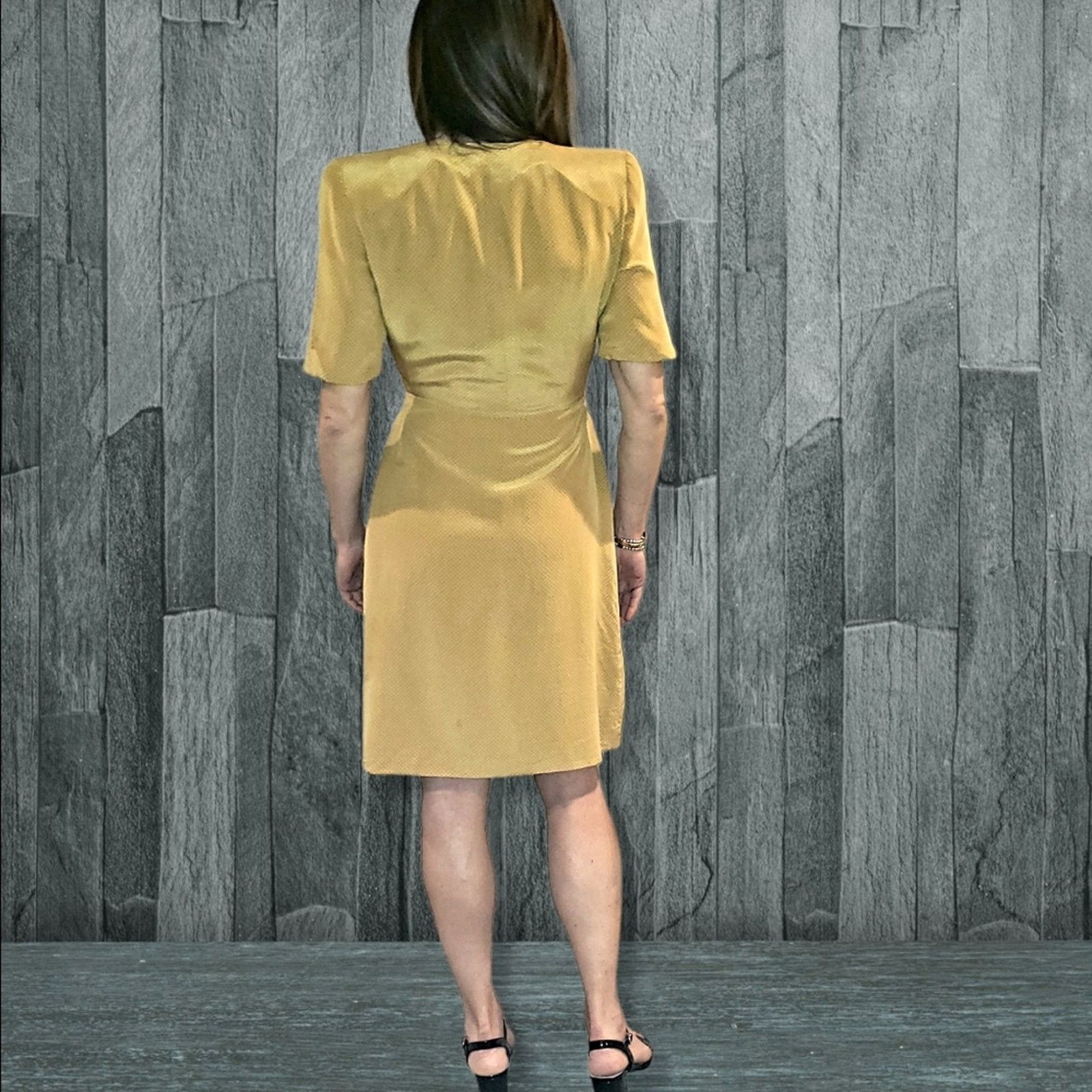 Giorgio Armani Vintage 100% silk Giorgio Armani Black Labe dress EU Sz 40. Size S / US 4 / IT 40 - 2 Thumbnail