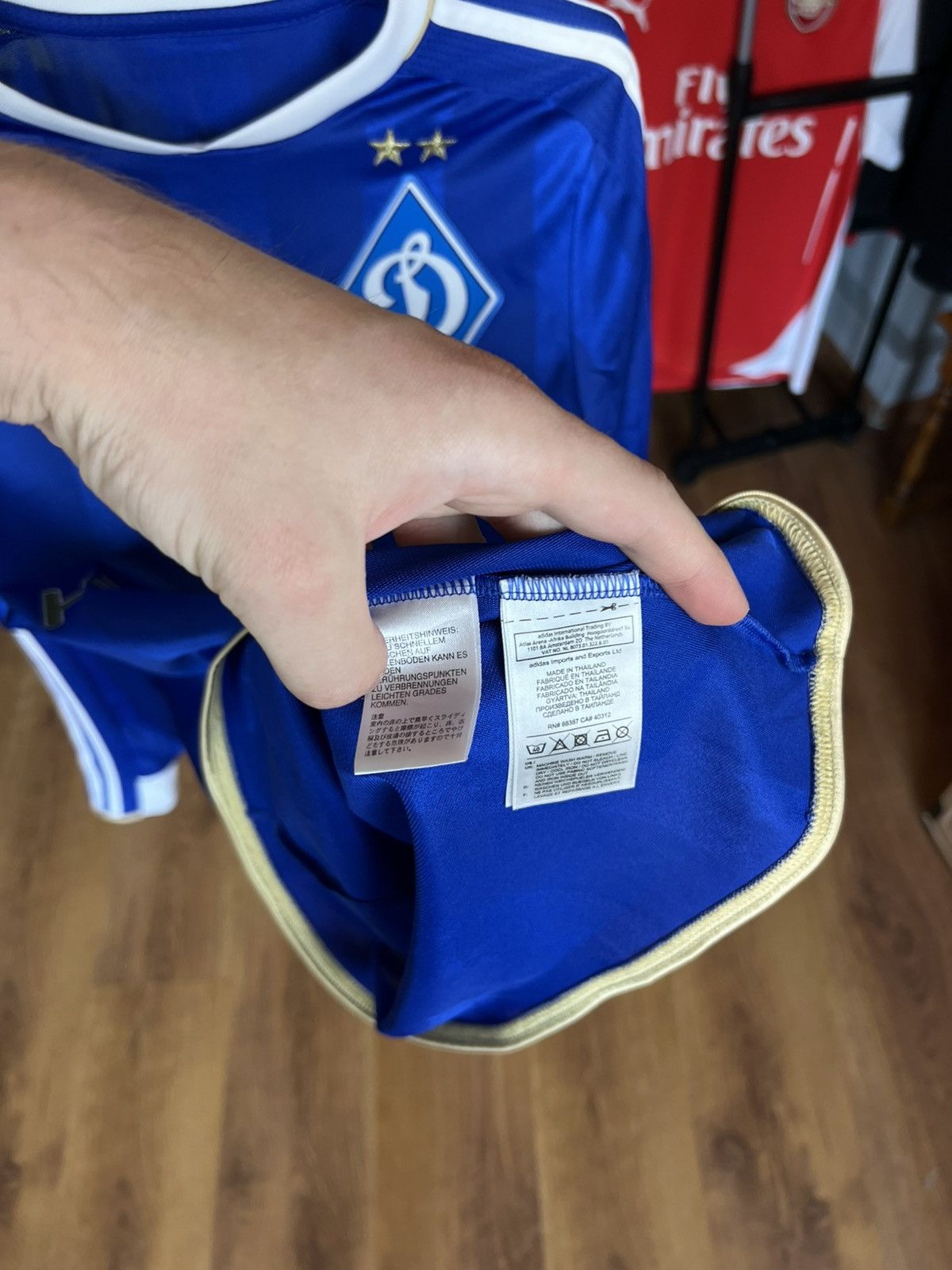 Adidas Soccer Jersey Adidas Dynamo Kyiv 2012/13 Size US S / EU 44-46 / 1 - 8 Thumbnail