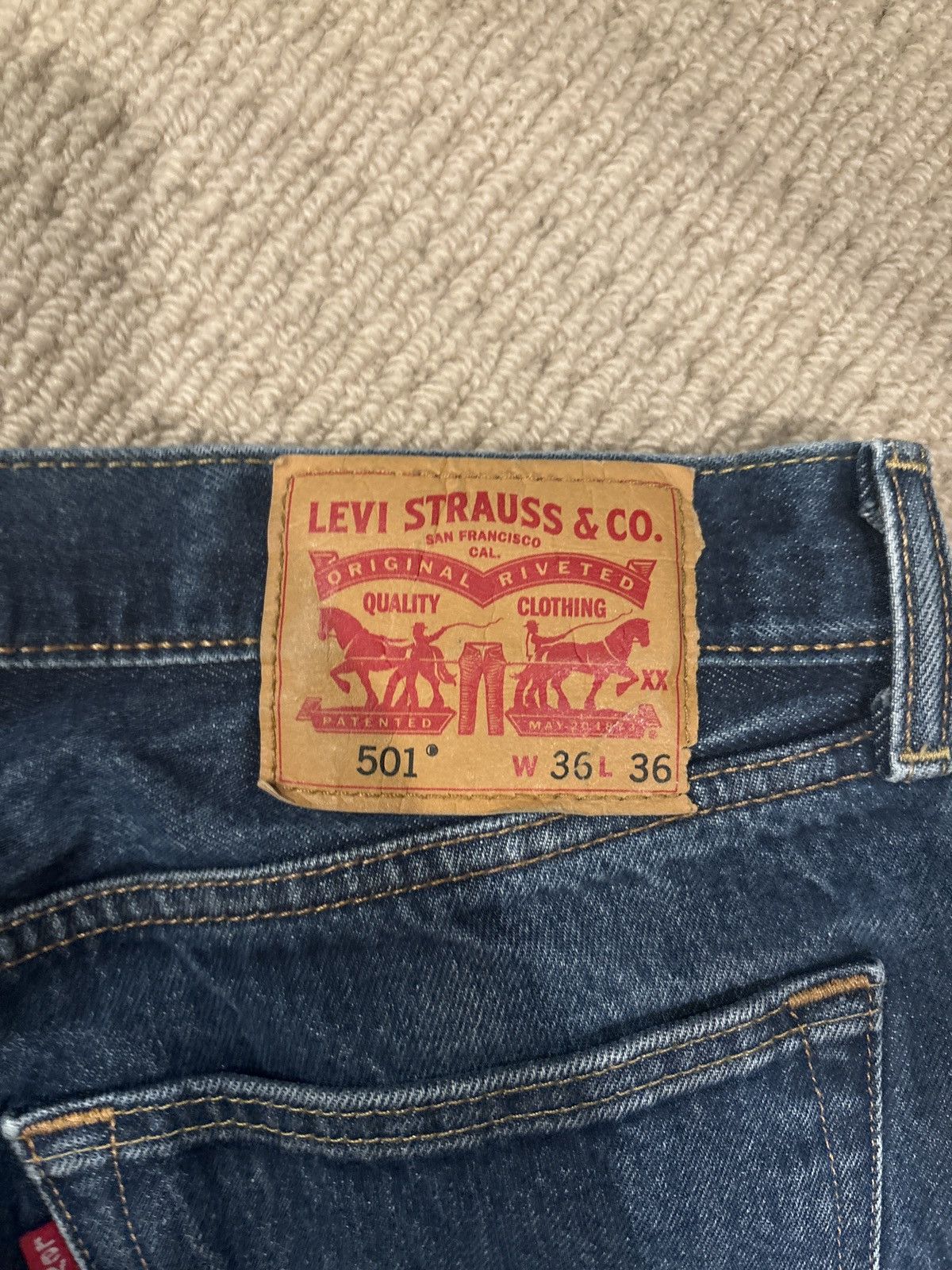 Levi's Vintage Clothing × Vintage Levi’s denim vintage blue Size US 36 / EU 52 - 2 Thumbnail