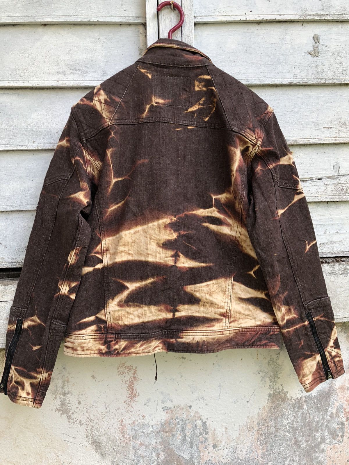 Other Glow Kicks Acid Flame Denim Workers Jacket Size US M / EU 48-50 / 2 - 4 Thumbnail