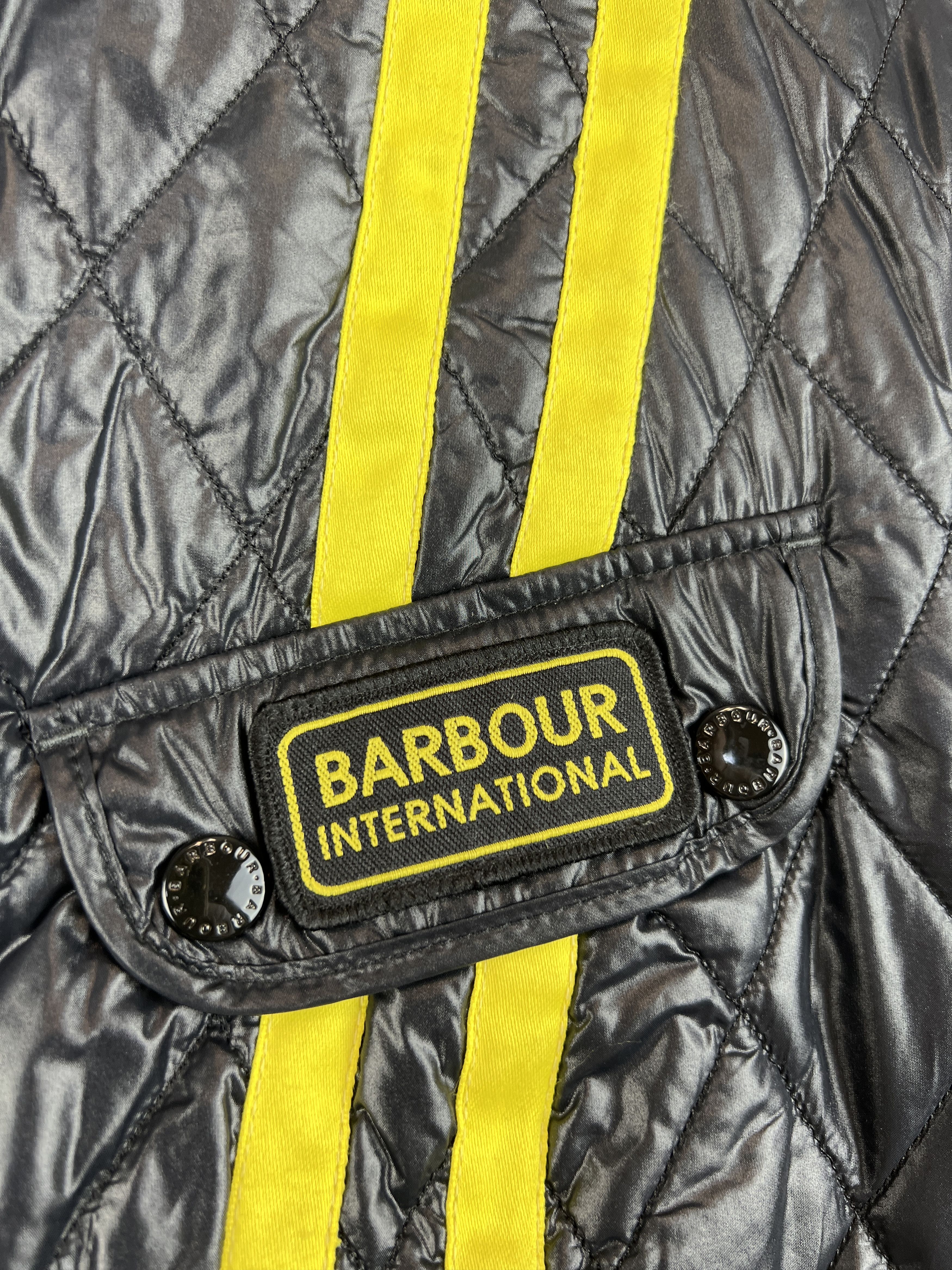 Barbour Barbour International Glazed GB National Quilted Jacket Size M / US 6-8 / IT 42-44 - 8 Thumbnail
