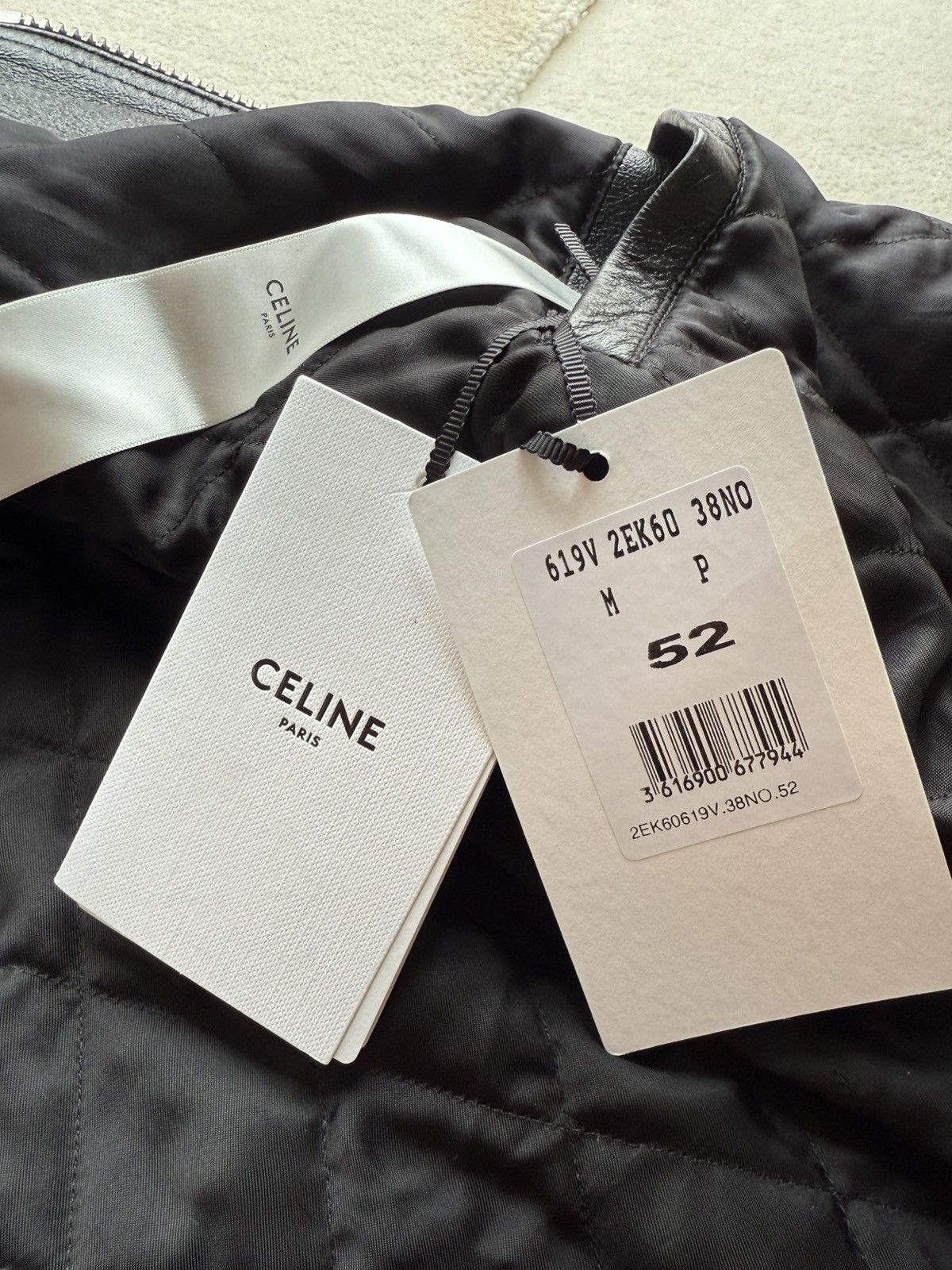 Celine $5.7k FW24 Celine Cafe Racer blouson leather jacket Hedi 52 Size US L / EU 52-54 / 3 - 22 Thumbnail