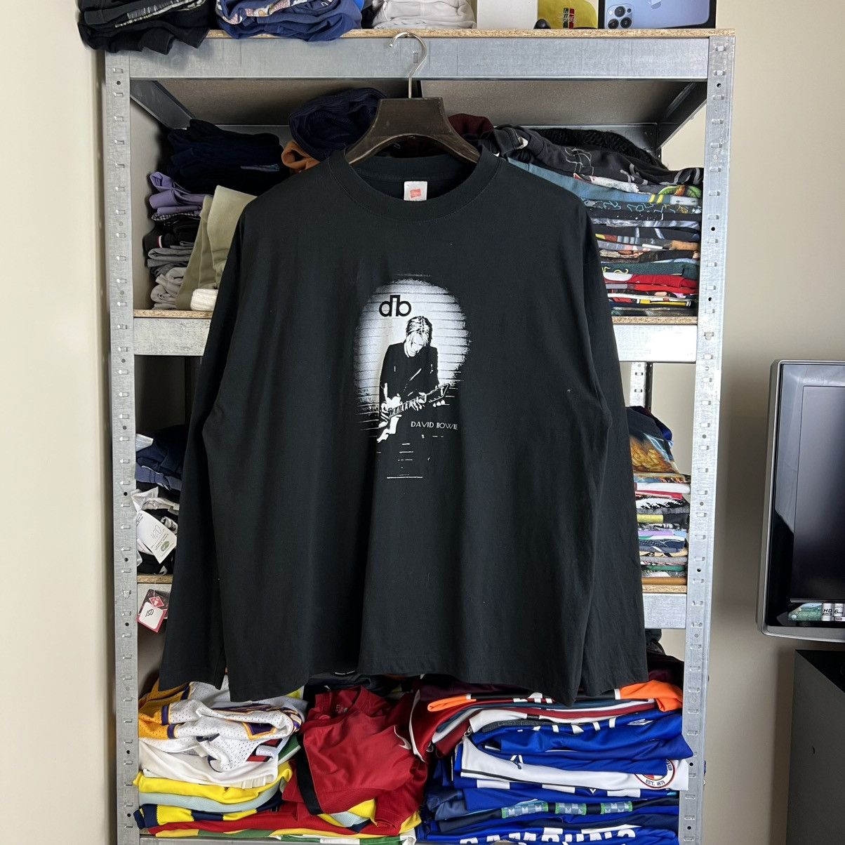 Band Tees Rare! David Bowie Vintage Long Sleeve 2003 Sweatshirt Size US XXL / EU 58 / 5 - 1 Thumbnail