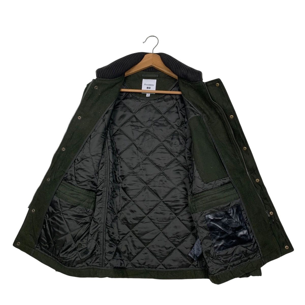 JW Anderson × Uniqlo JW ANDERSON Dark Green Wool Rancher Jacket #2744-C124 Size US S / EU 44-46 / 1 - 11 Thumbnail